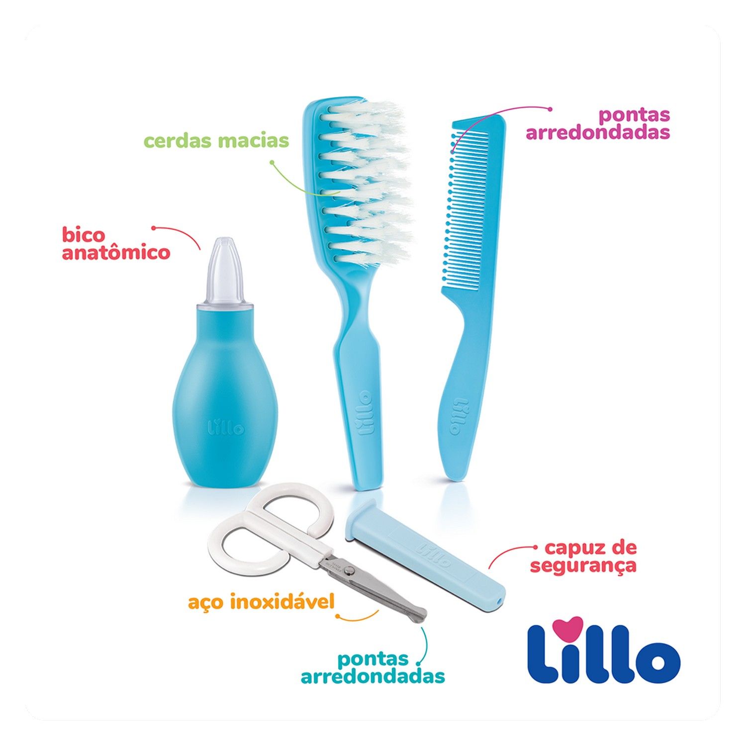 Kit Cuidados Recém Nascido Rosa