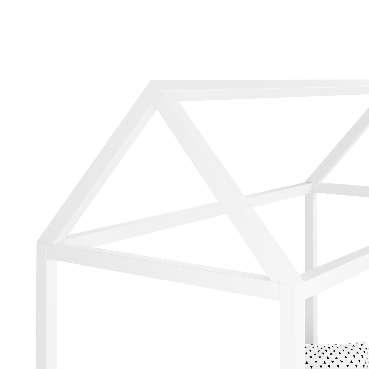 Mini Cama Casinha Montessoriana Branco Portugal - imagem 2