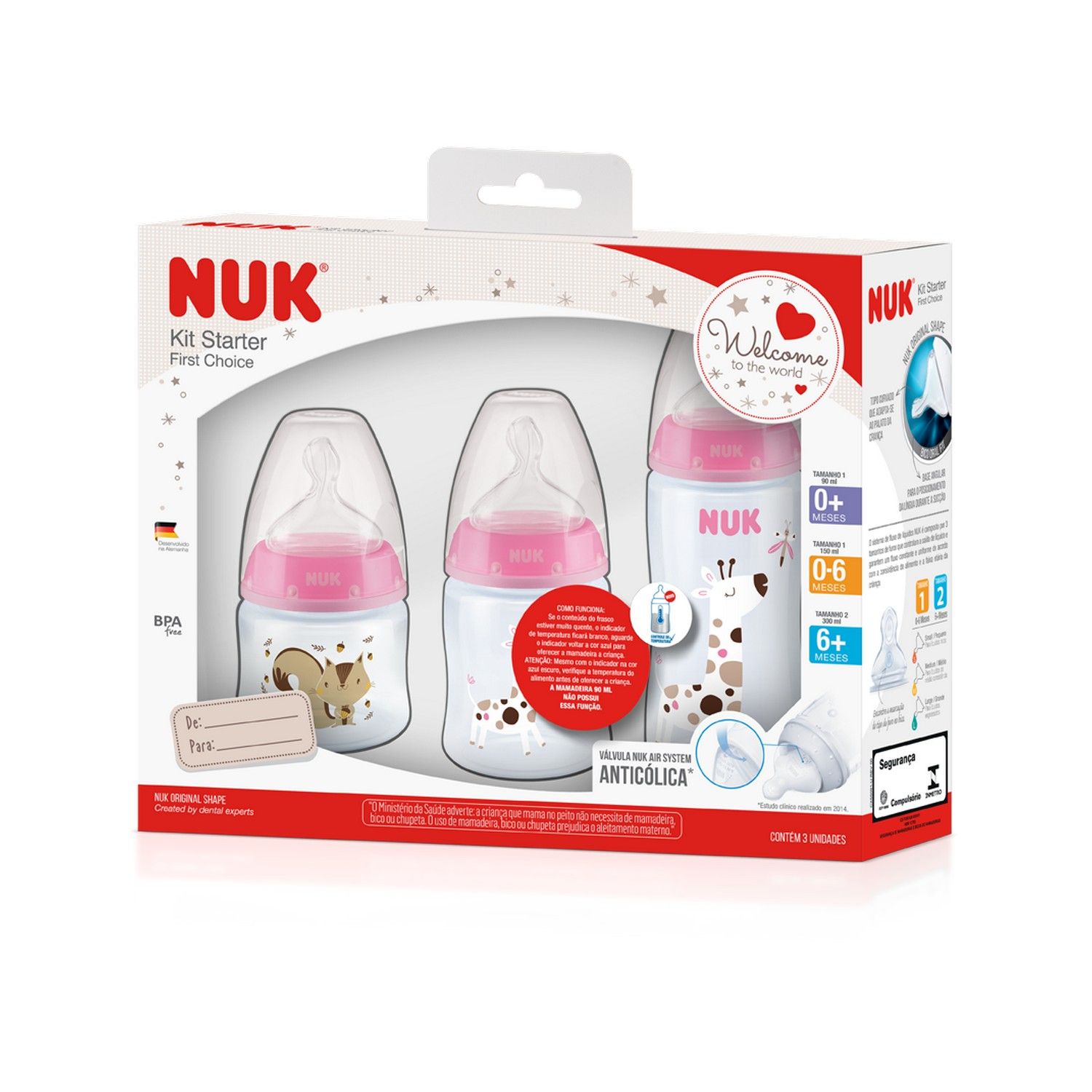 Kit Mamadeira Anticólica Starter Azul