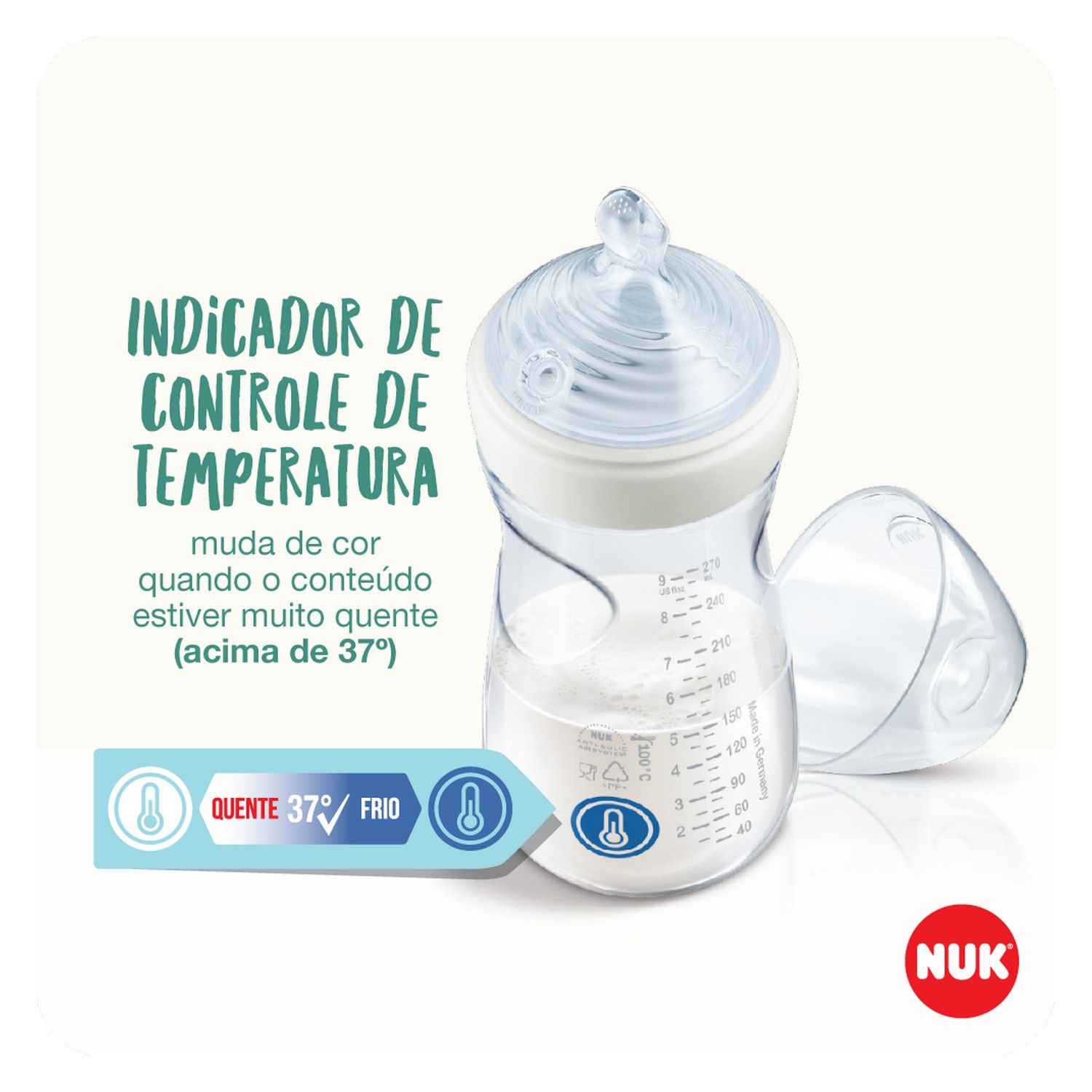 Mamadeira Anticólica Essence Azul 270ml