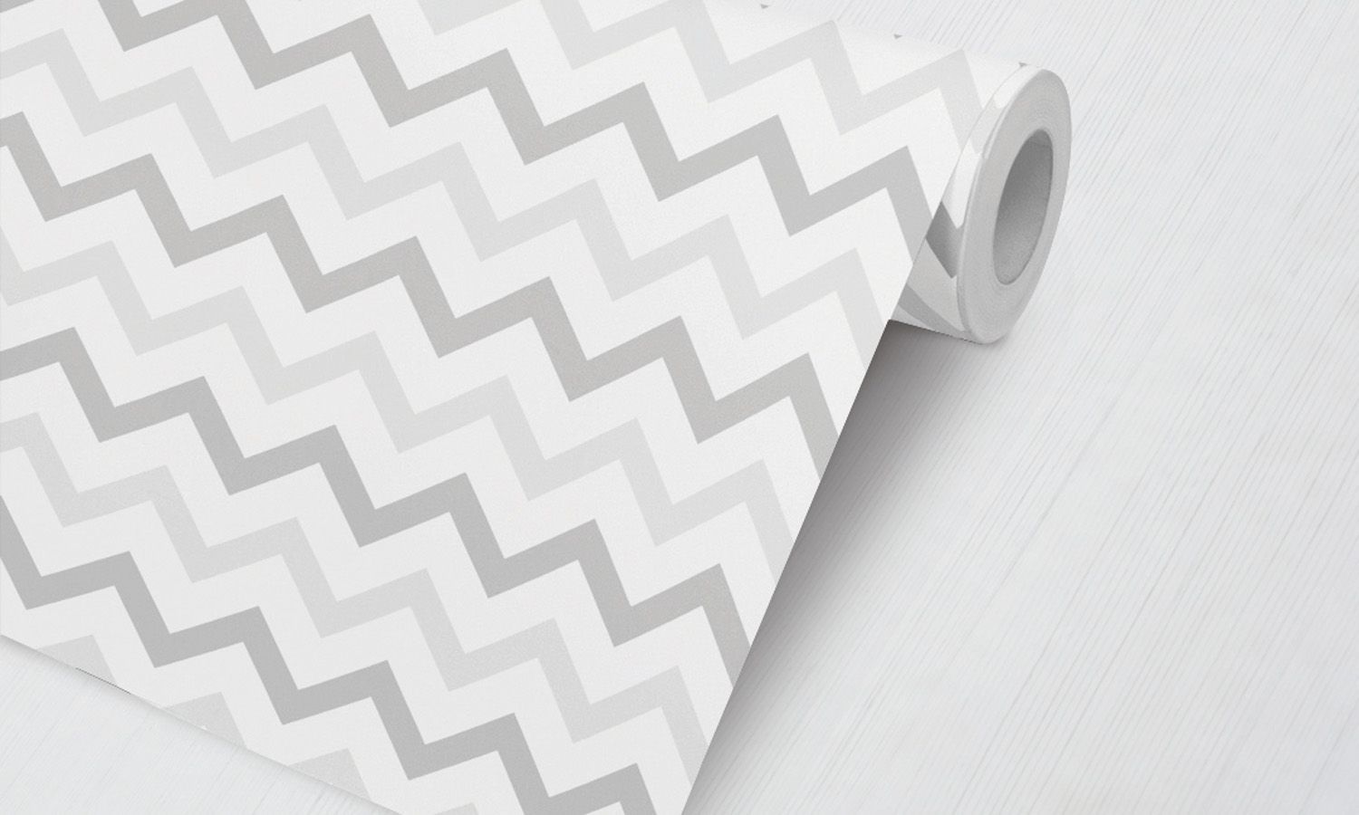 Papel de Parede Chevron Amarelo e Verde 3M