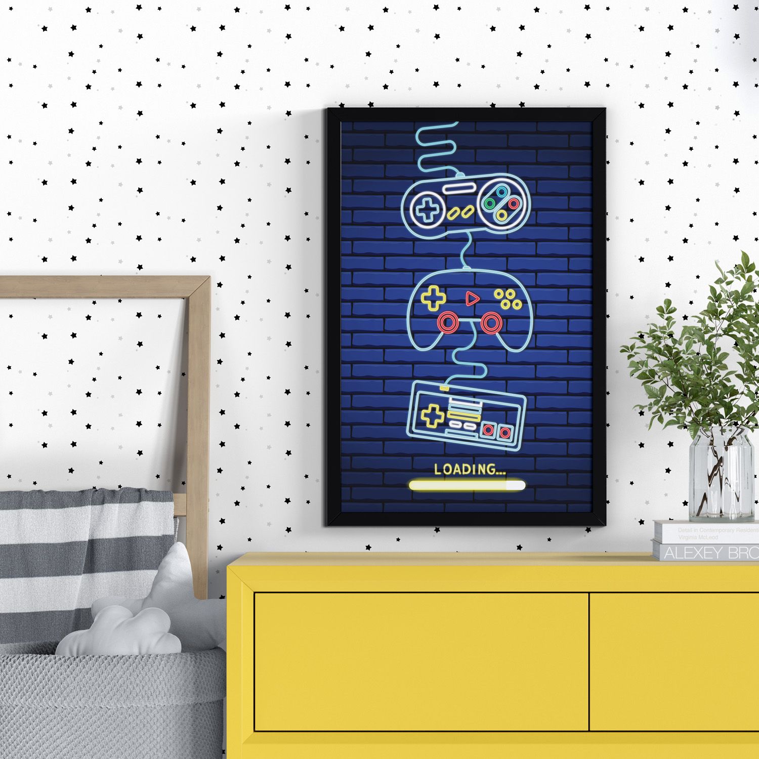 Quadro Gamer Loading 60cm