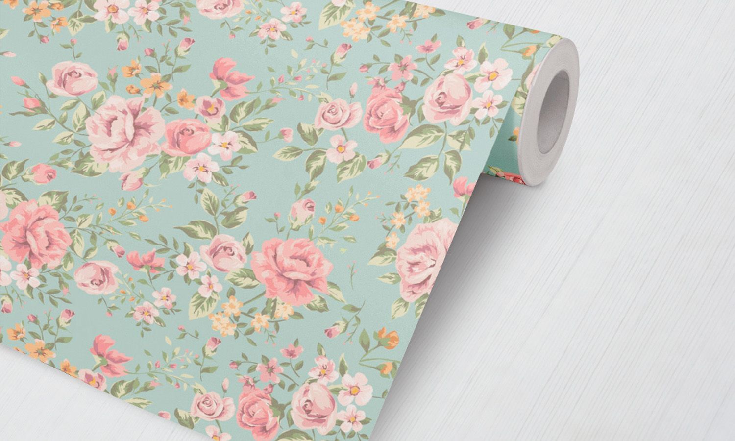 Papel de Parede Rosas e Flores Vintage 3M