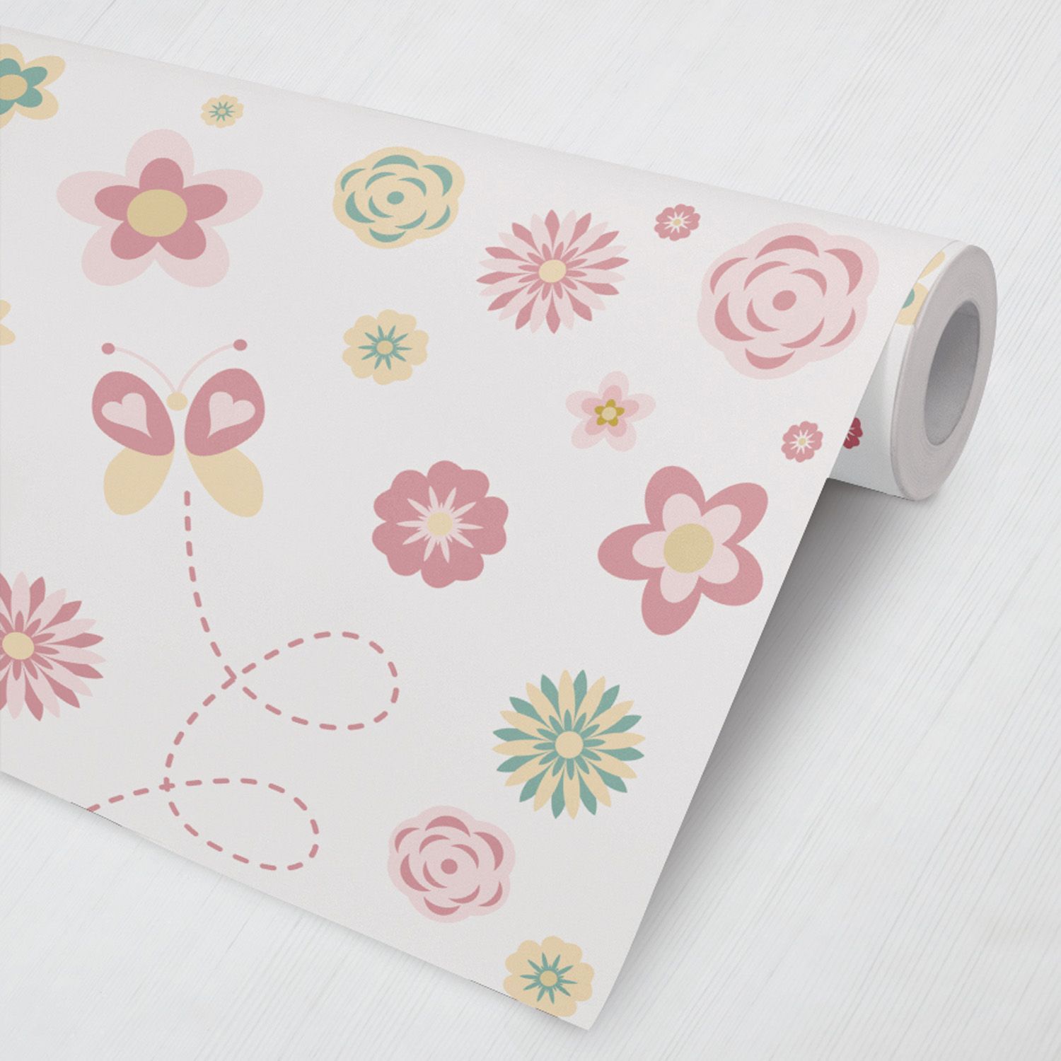 Papel de Parede Jardim Colorido 3M