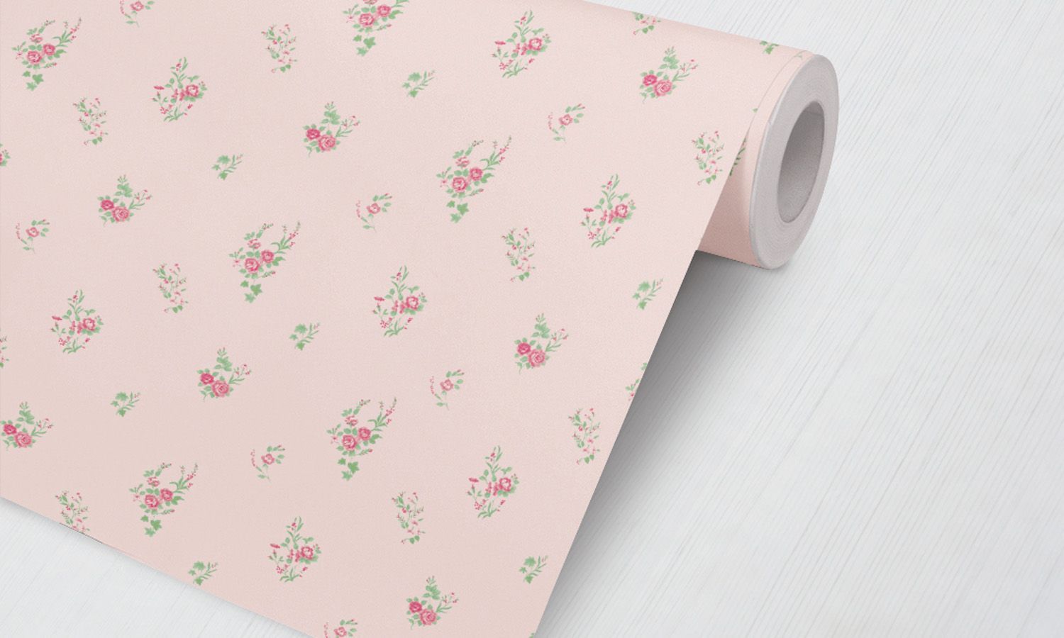 Papel de Parede Floral Petit Rosa 3M