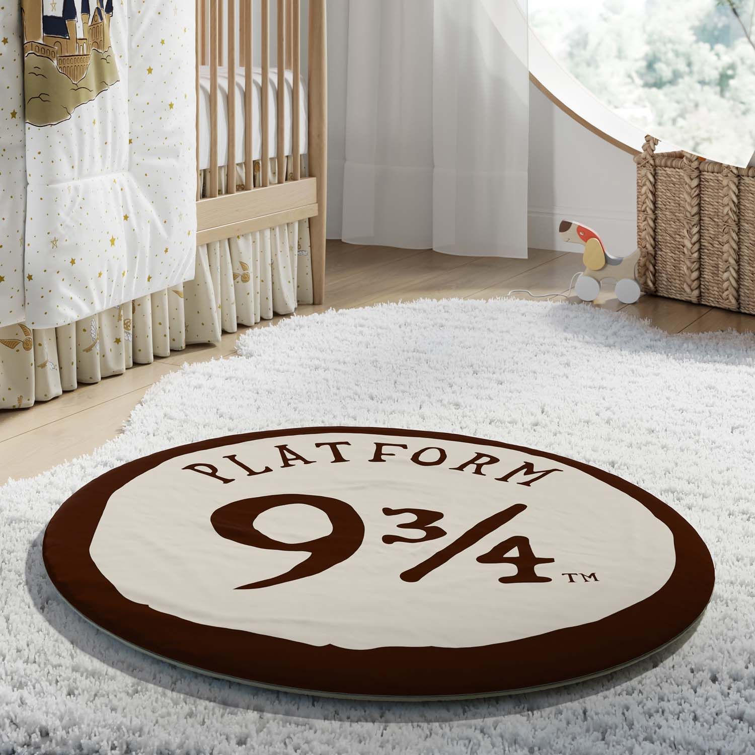 Tapete Redondo Harry Potter Plataforma 9 ¾ 90cm