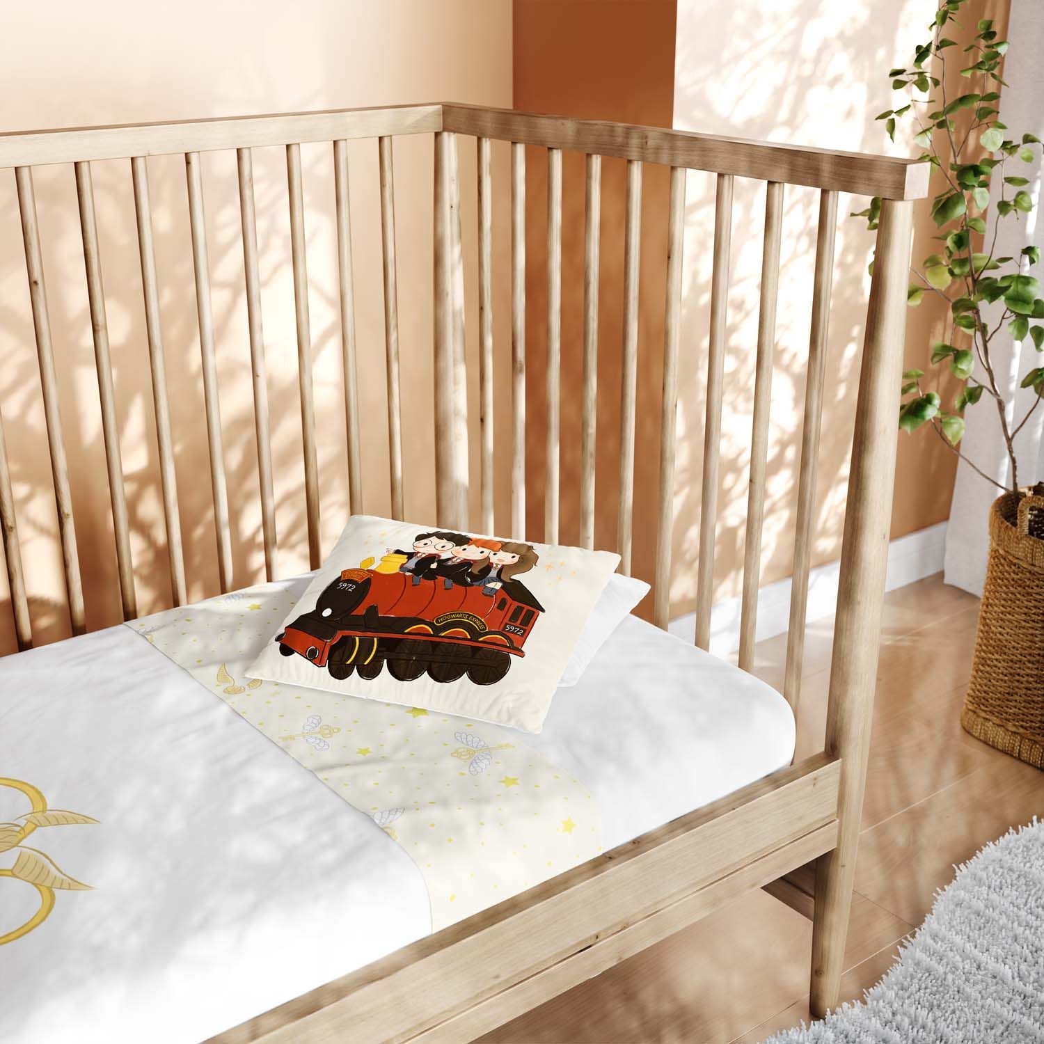 Jogo de Lençol Berço Harry Potter