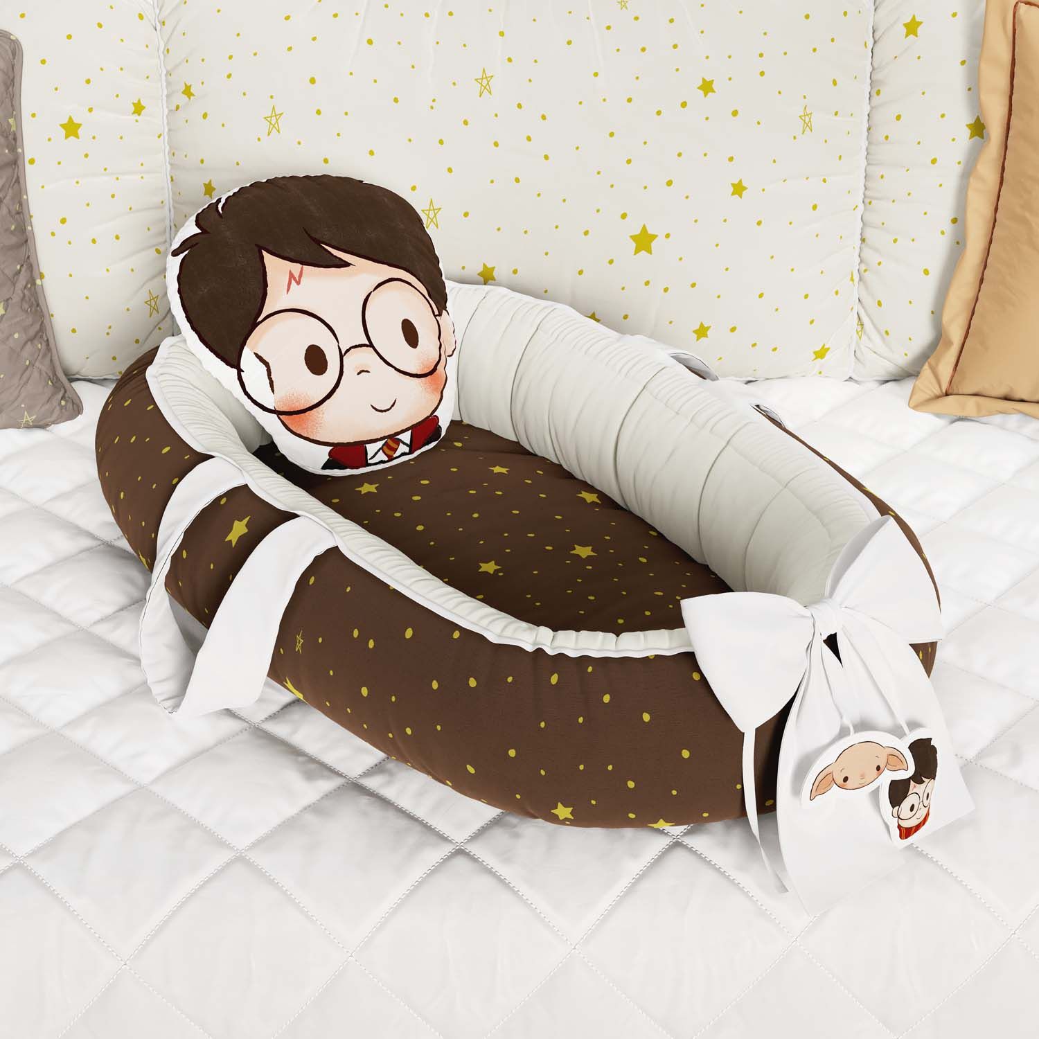 Ninho para Bebê Redutor de Berço Harry Potter 80cm