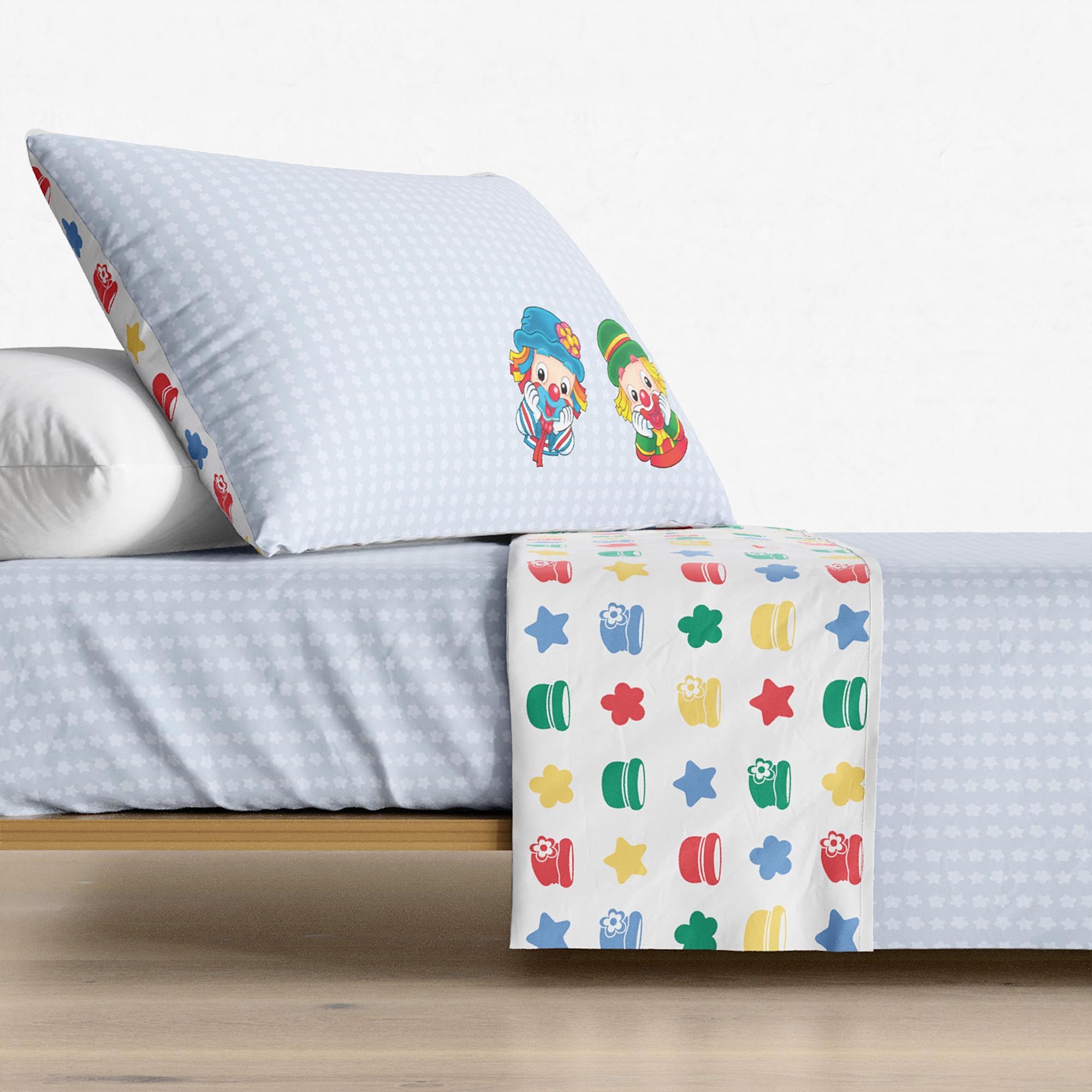 Jogo de Lençol Infantil Solteiro Patati Patatá