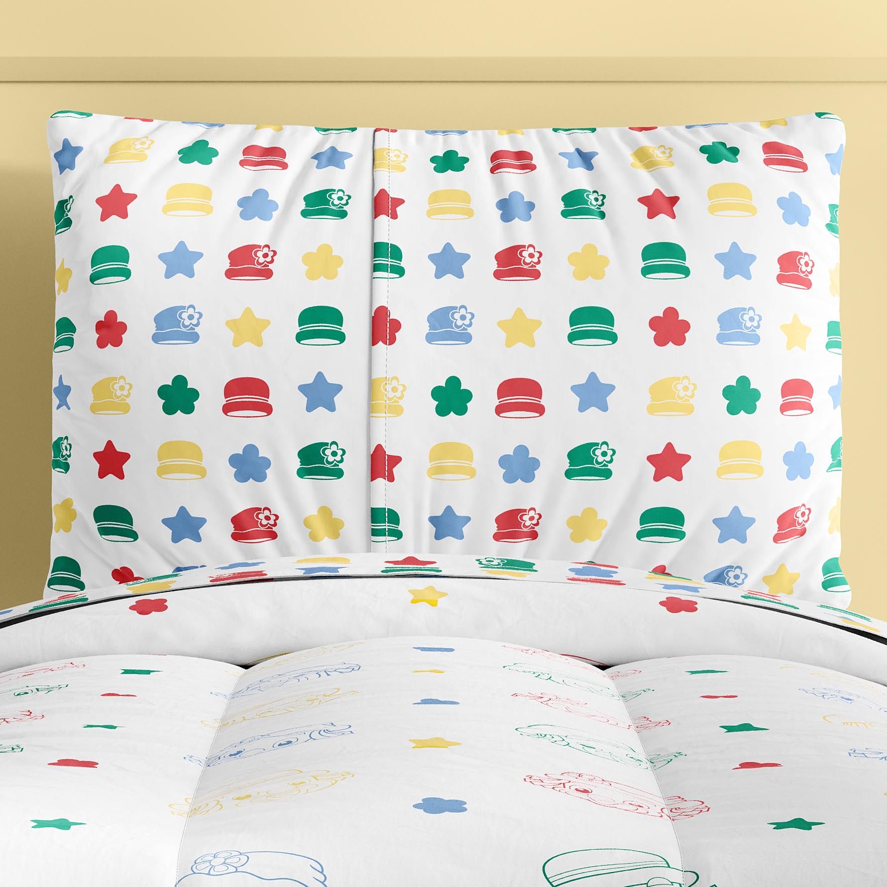 Jogo de Lençol Infantil Solteiro Patati Patatá