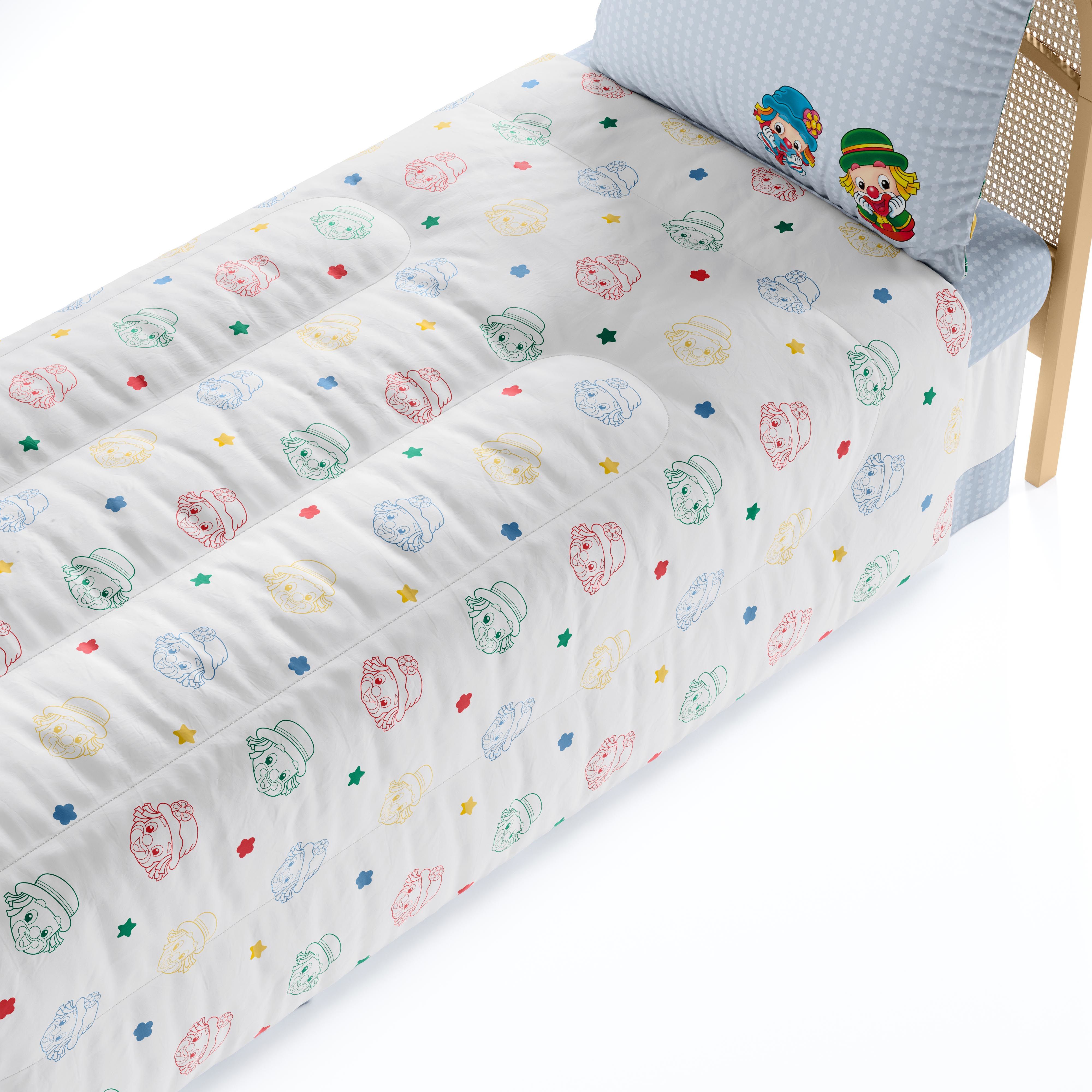 Edredom Infantil Solteiro Patati Patatá