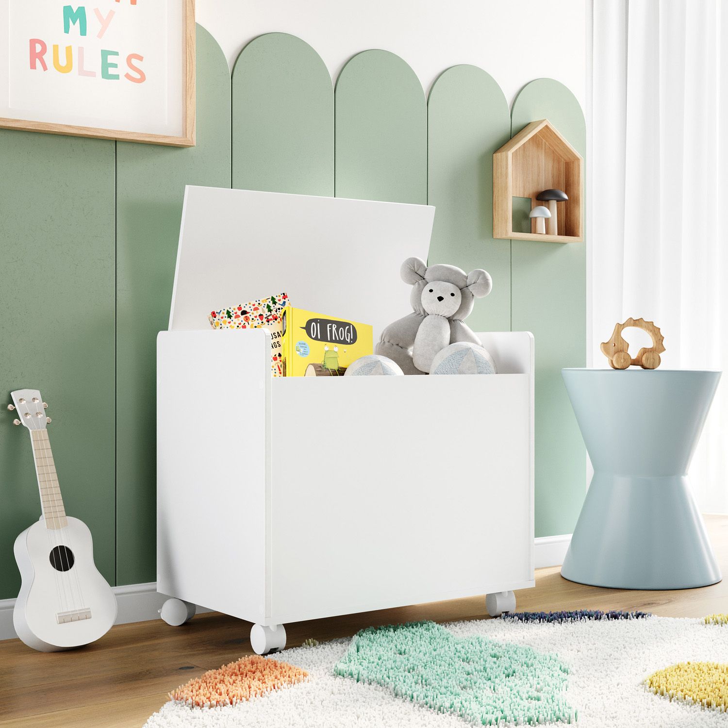 Baú Infantil Branco