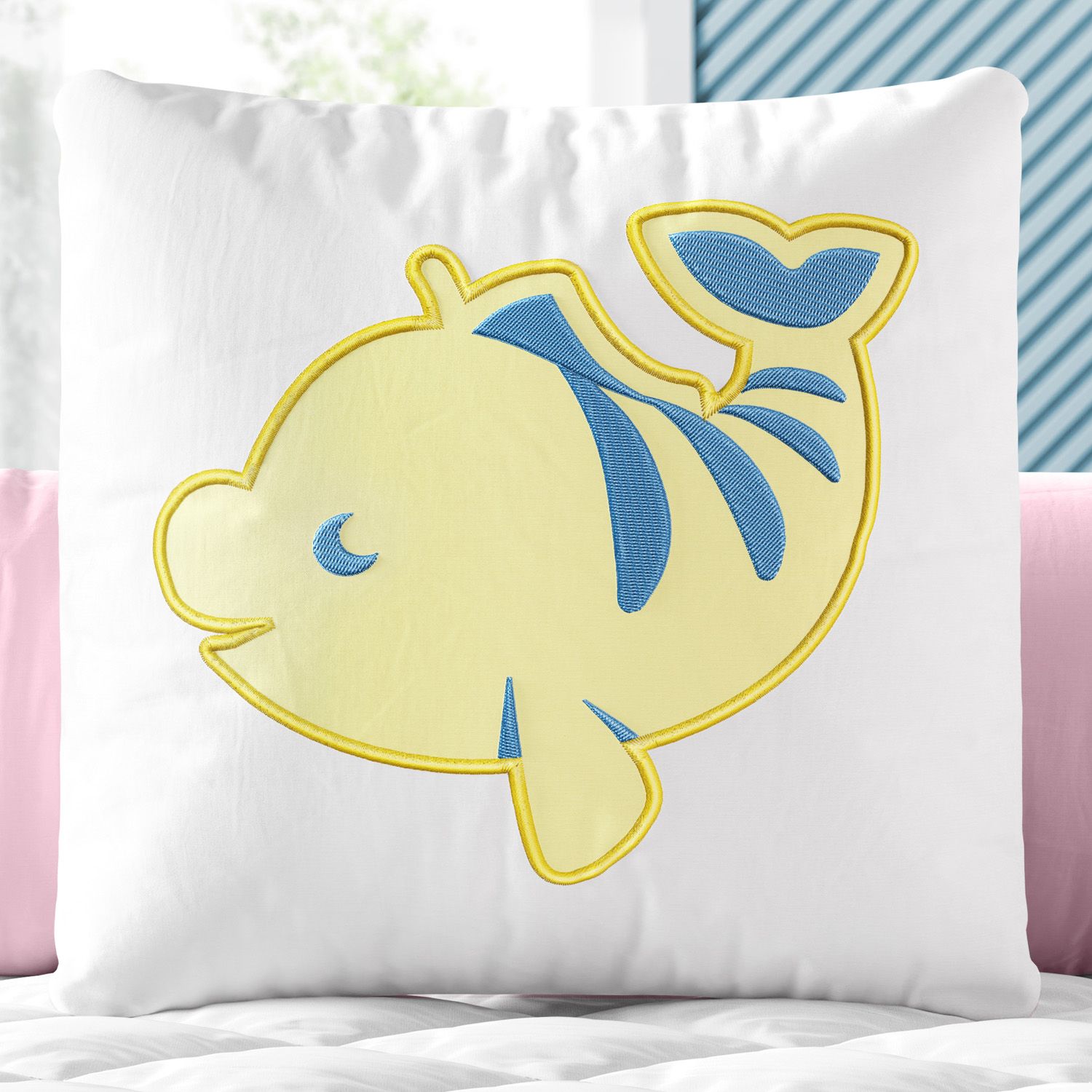 Almofada Quadrada Linguado Princesa Ariel