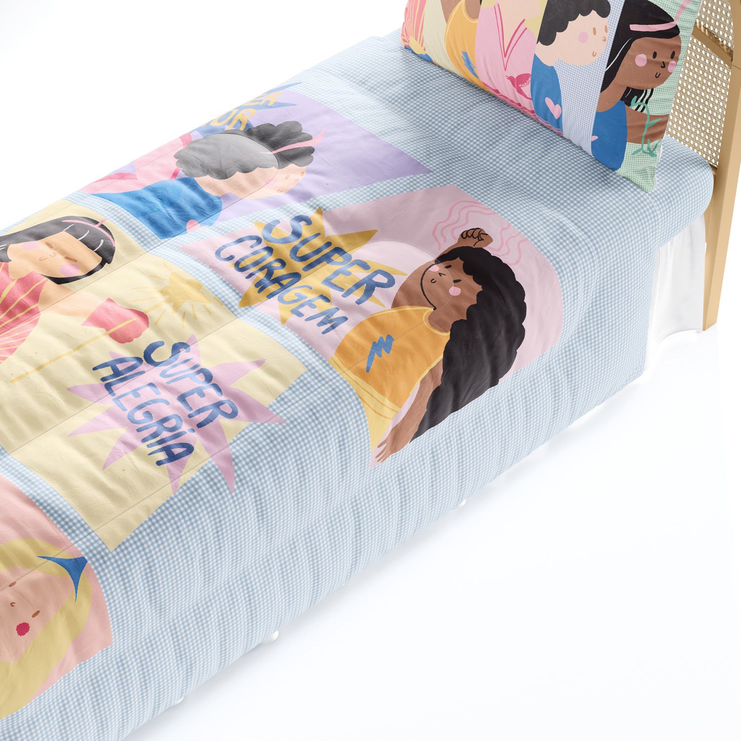 Edredom Infantil Solteiro Heroínas