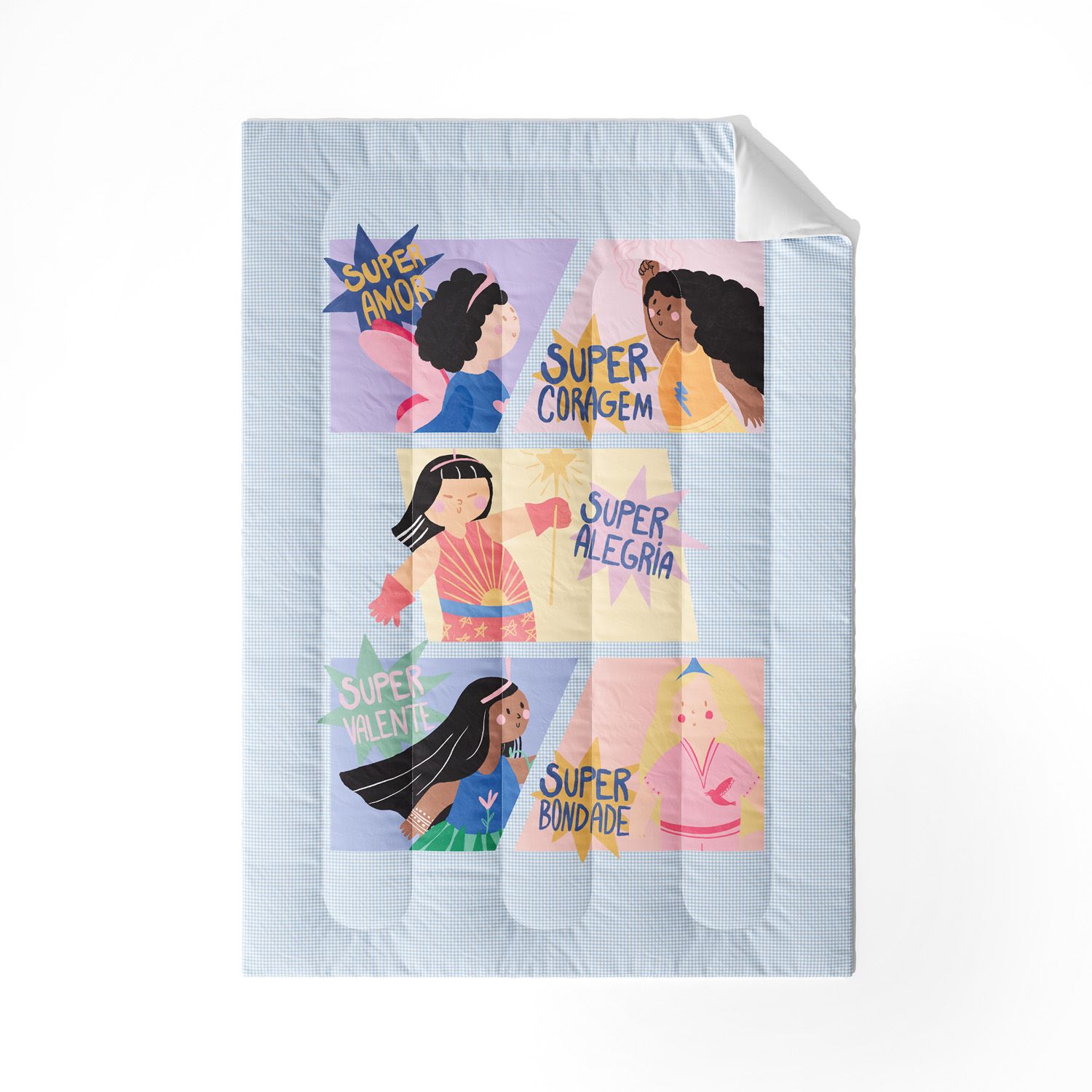 Edredom Infantil Solteiro Heroínas