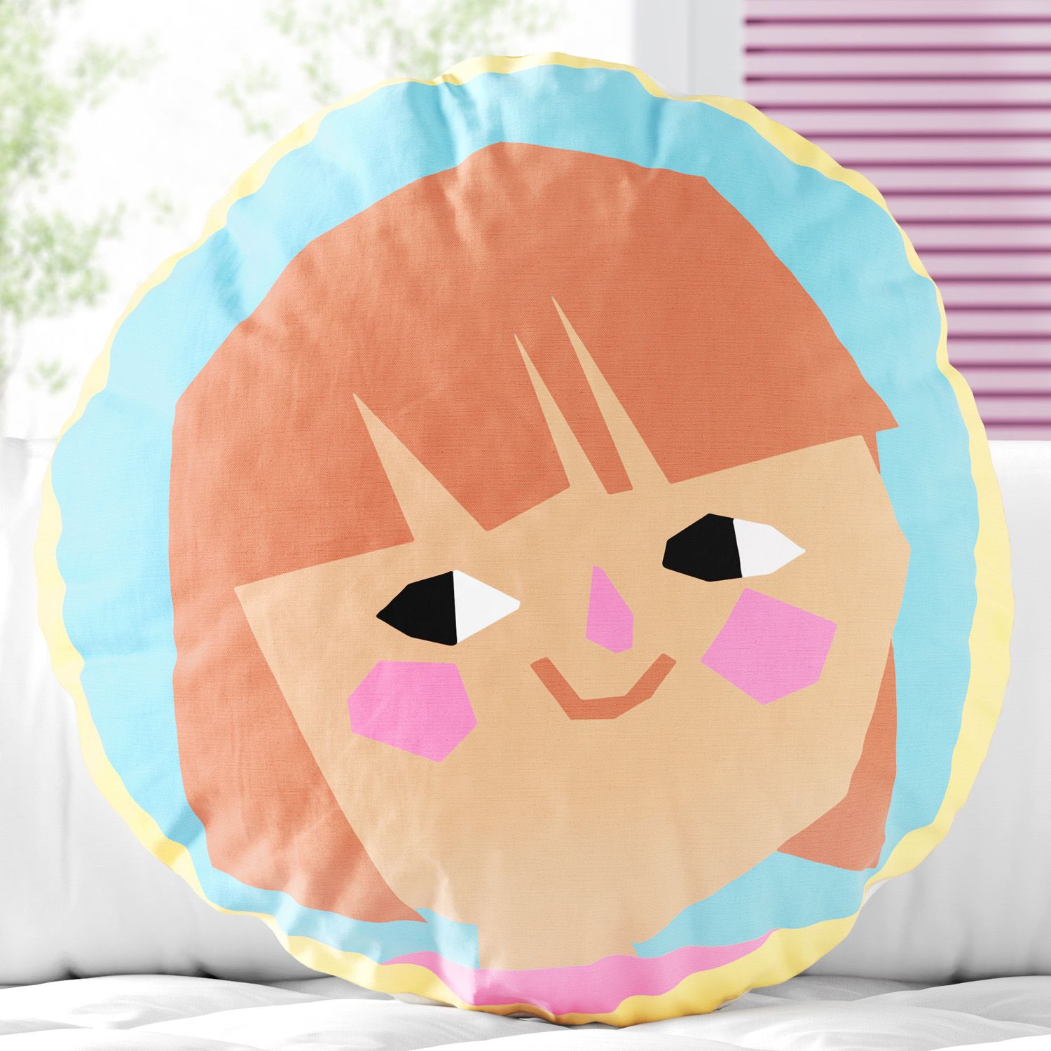 Almofada Redonda Astronauta Sophia Meninas Astronautas