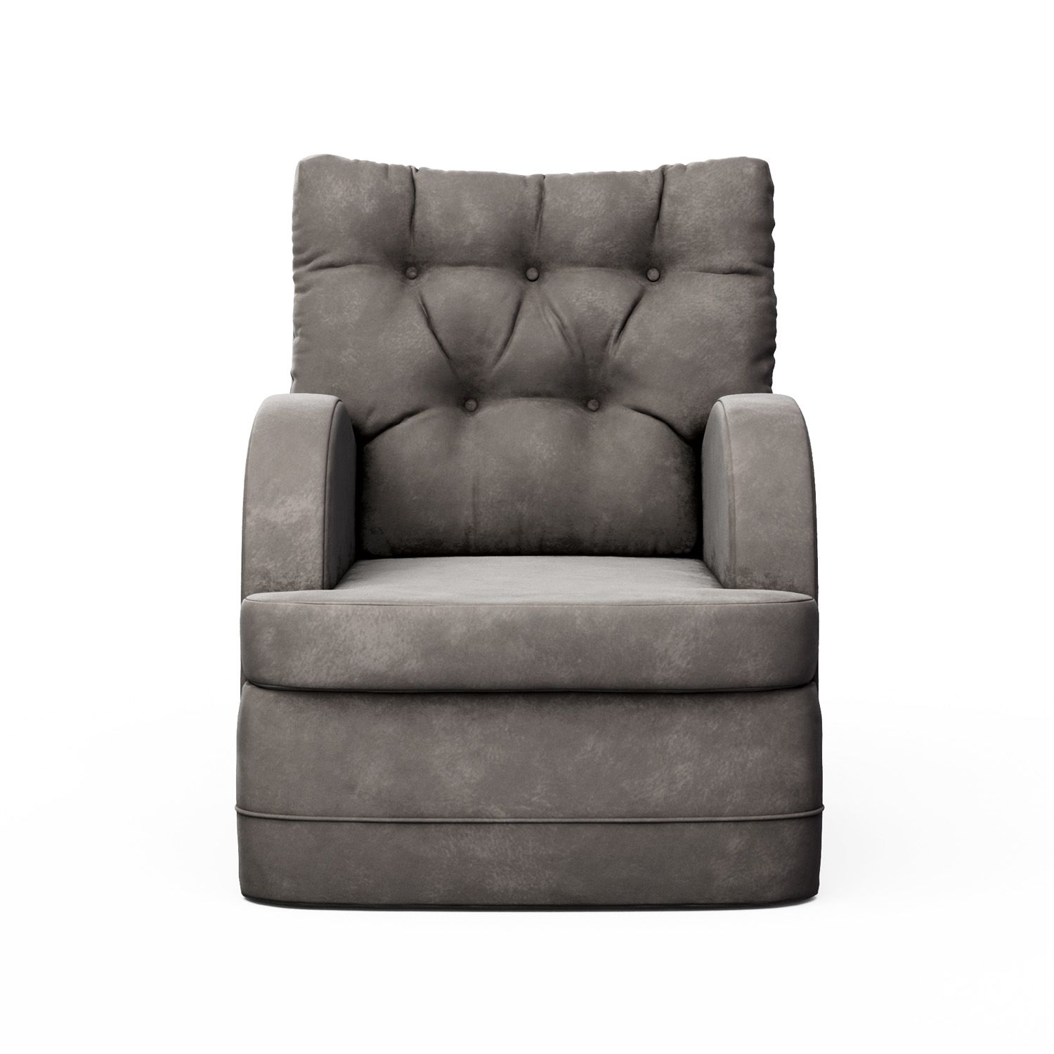 Poltrona Amamentação Ludmila Balanço Areia + Puff