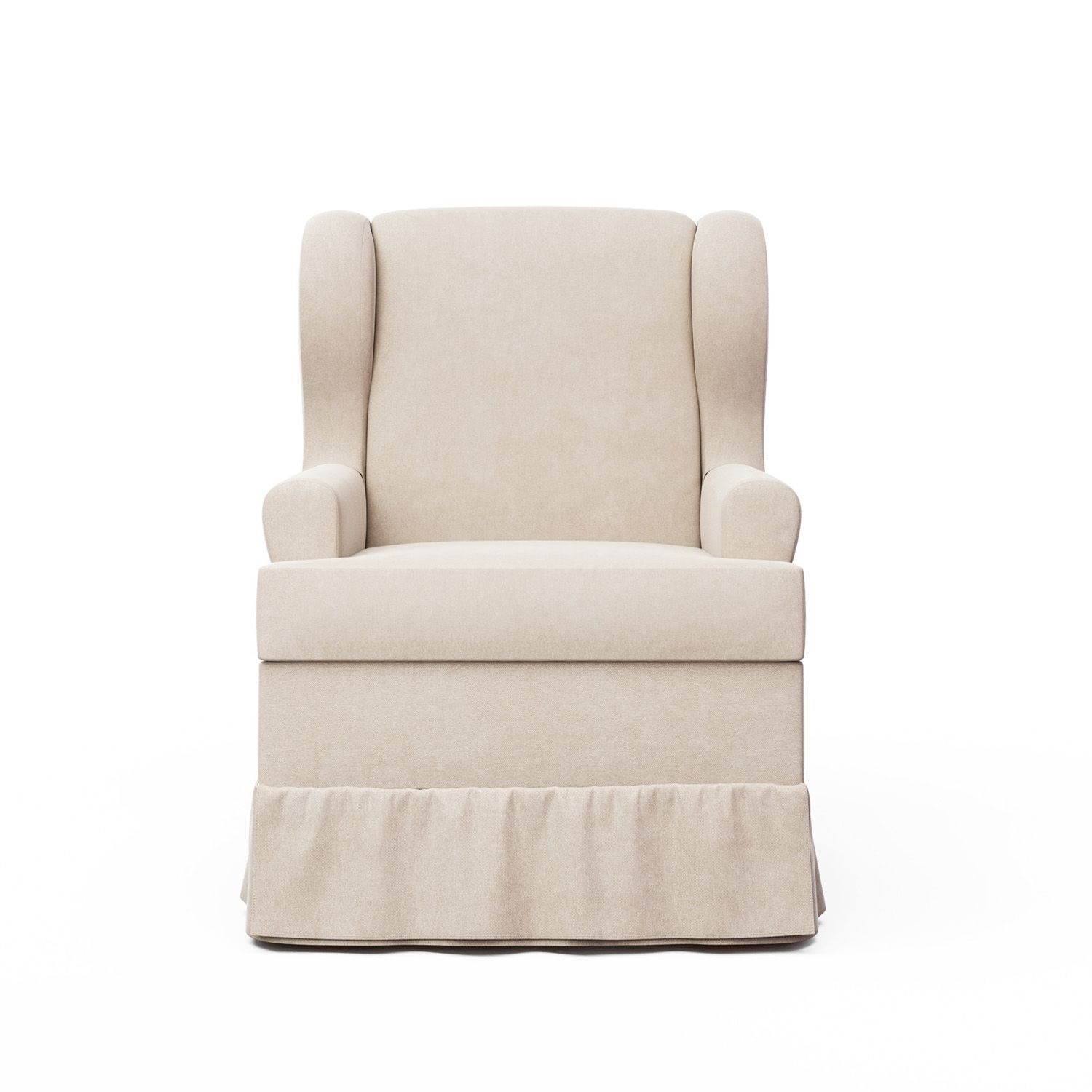 Poltrona Amamentação Maria Vitória Balanço Areia + Puff