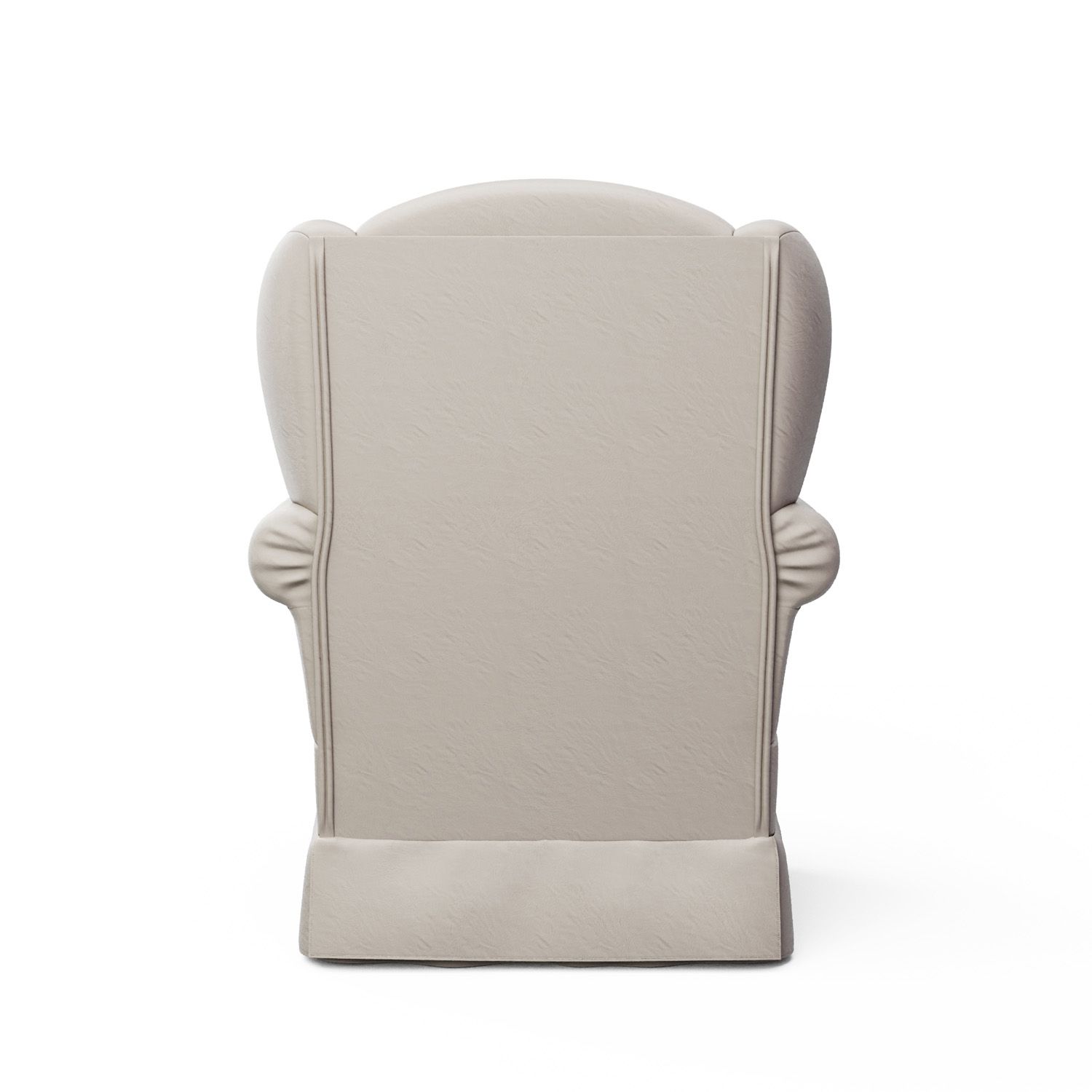 Poltrona Amamentação Sabrina Balanço Branco + Puff