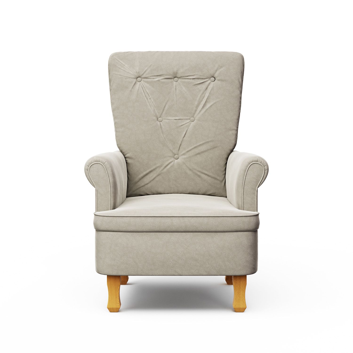 Poltrona Amamentação Valentina Balanço Areia + Puff