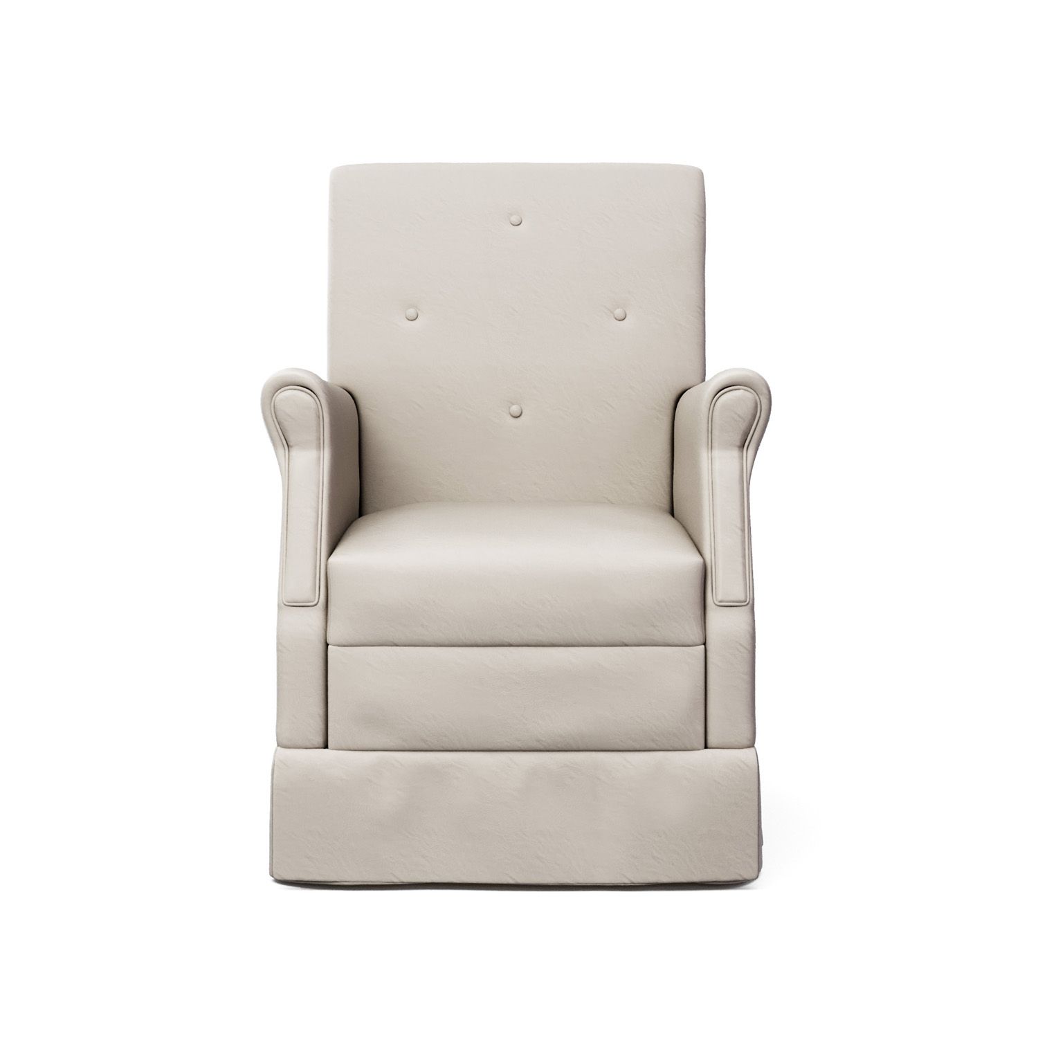 Poltrona Amamentação Suzi Balanço Azul + Puff