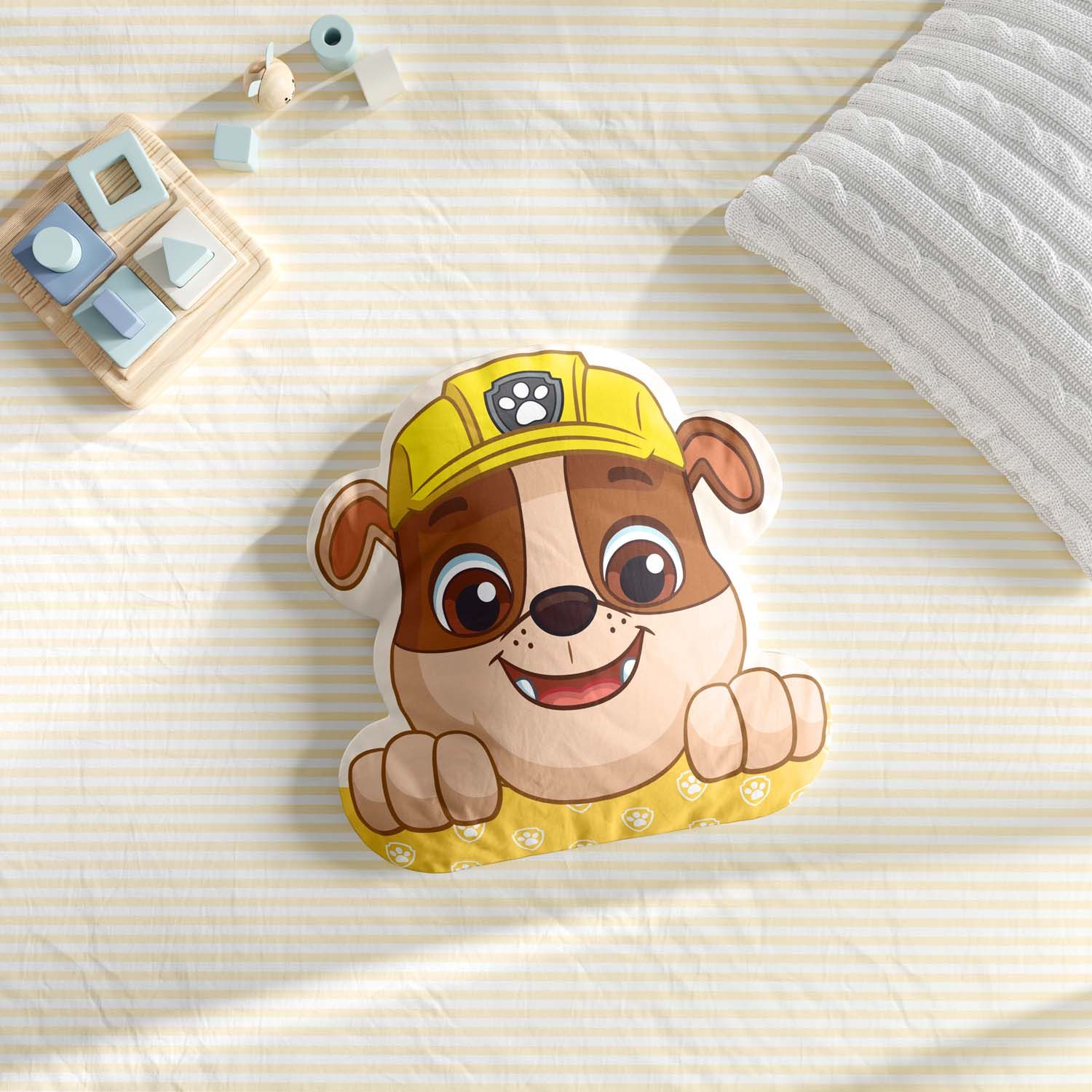 Almofada Rubble Amarela Patrulha Canina