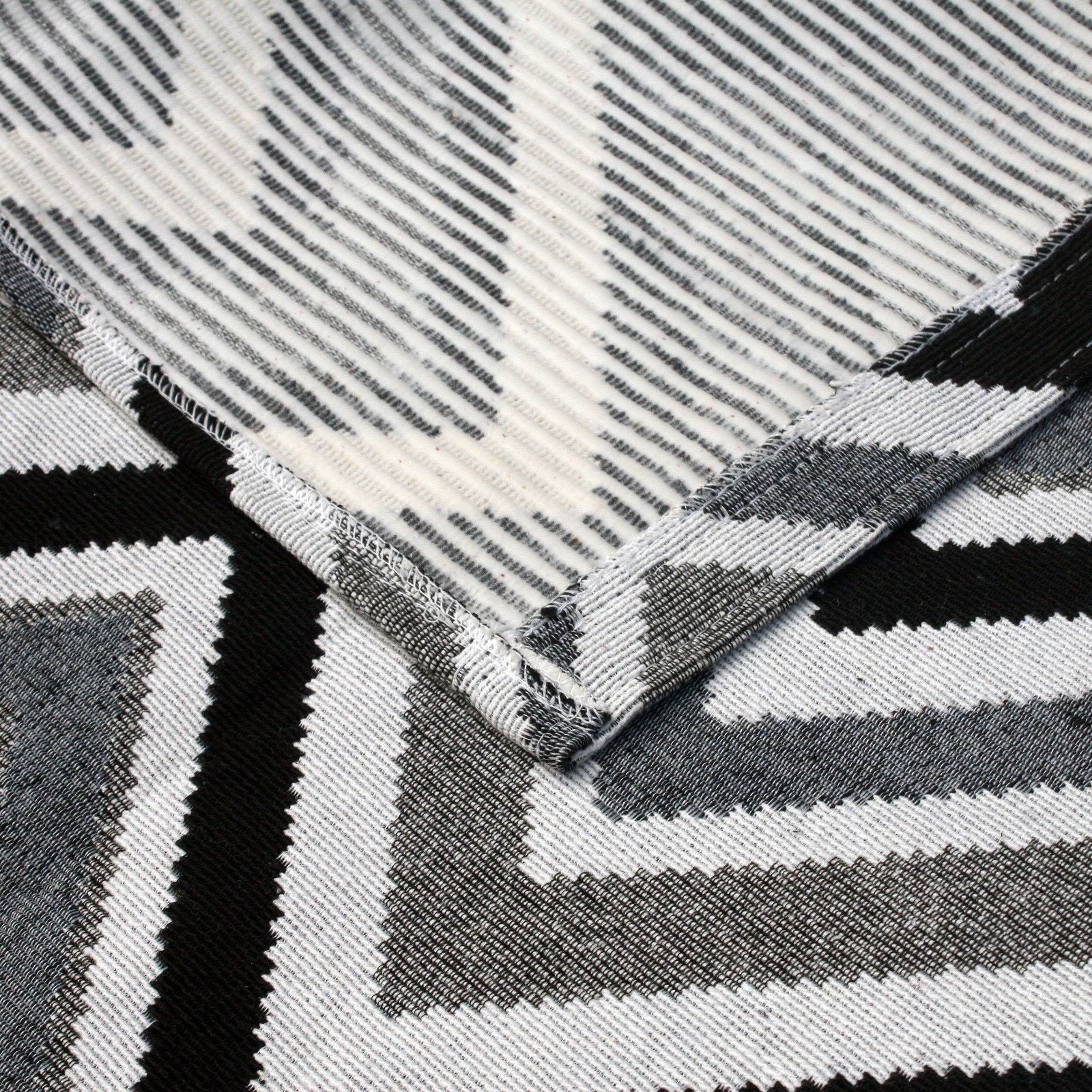 Tapete Retangular Capri Preto 2m