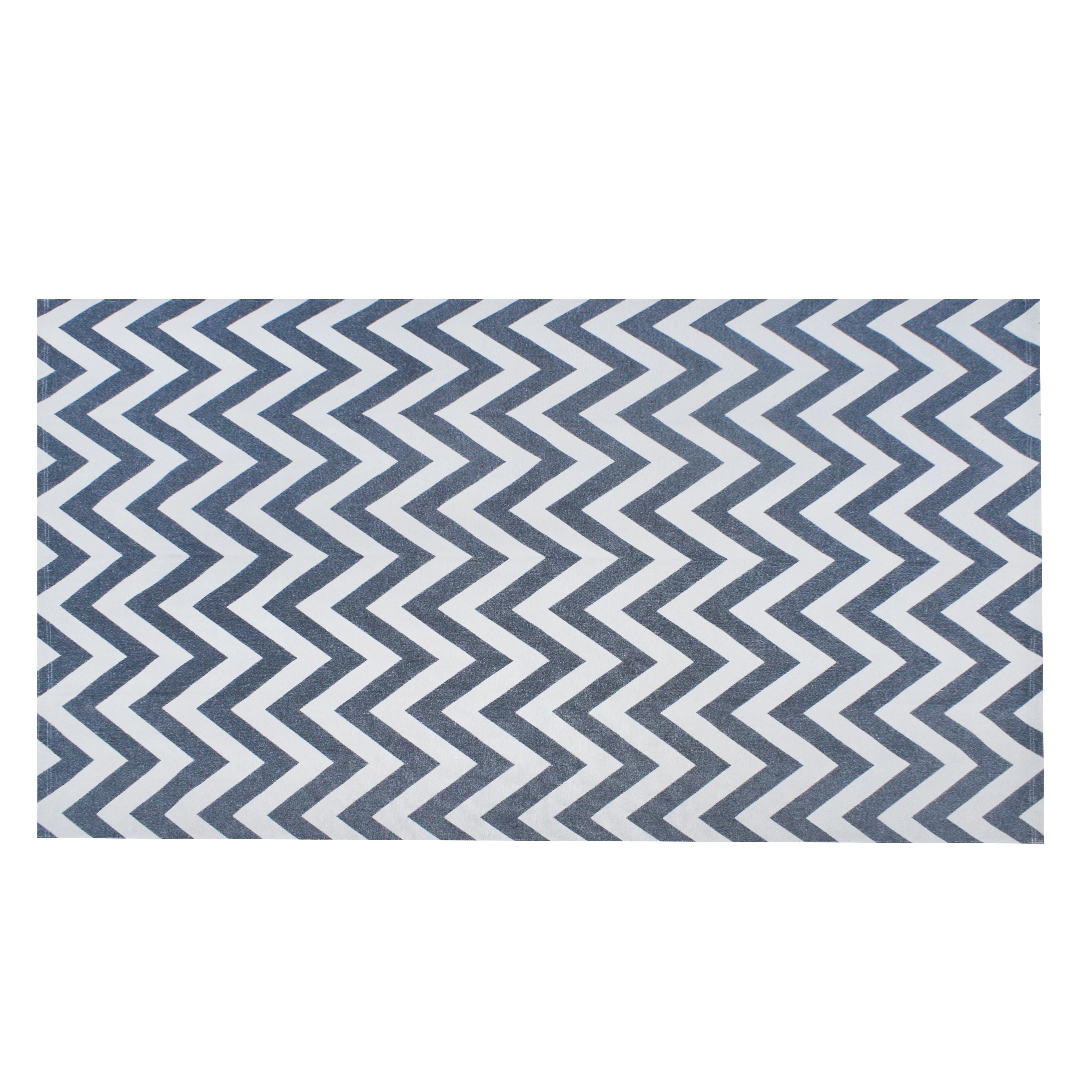 Tapete Retangular Chevron Bege 1,50m