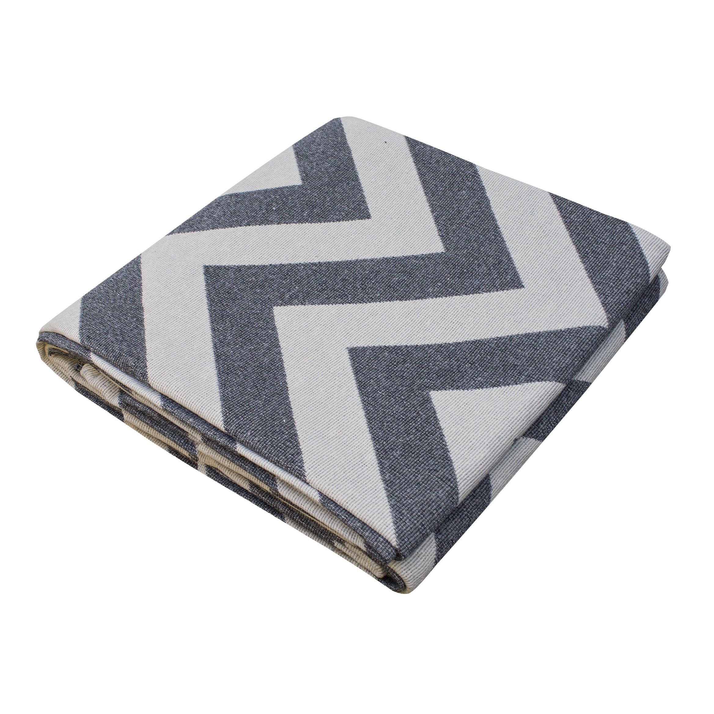 Tapete Retangular Chevron Bege 1,50m