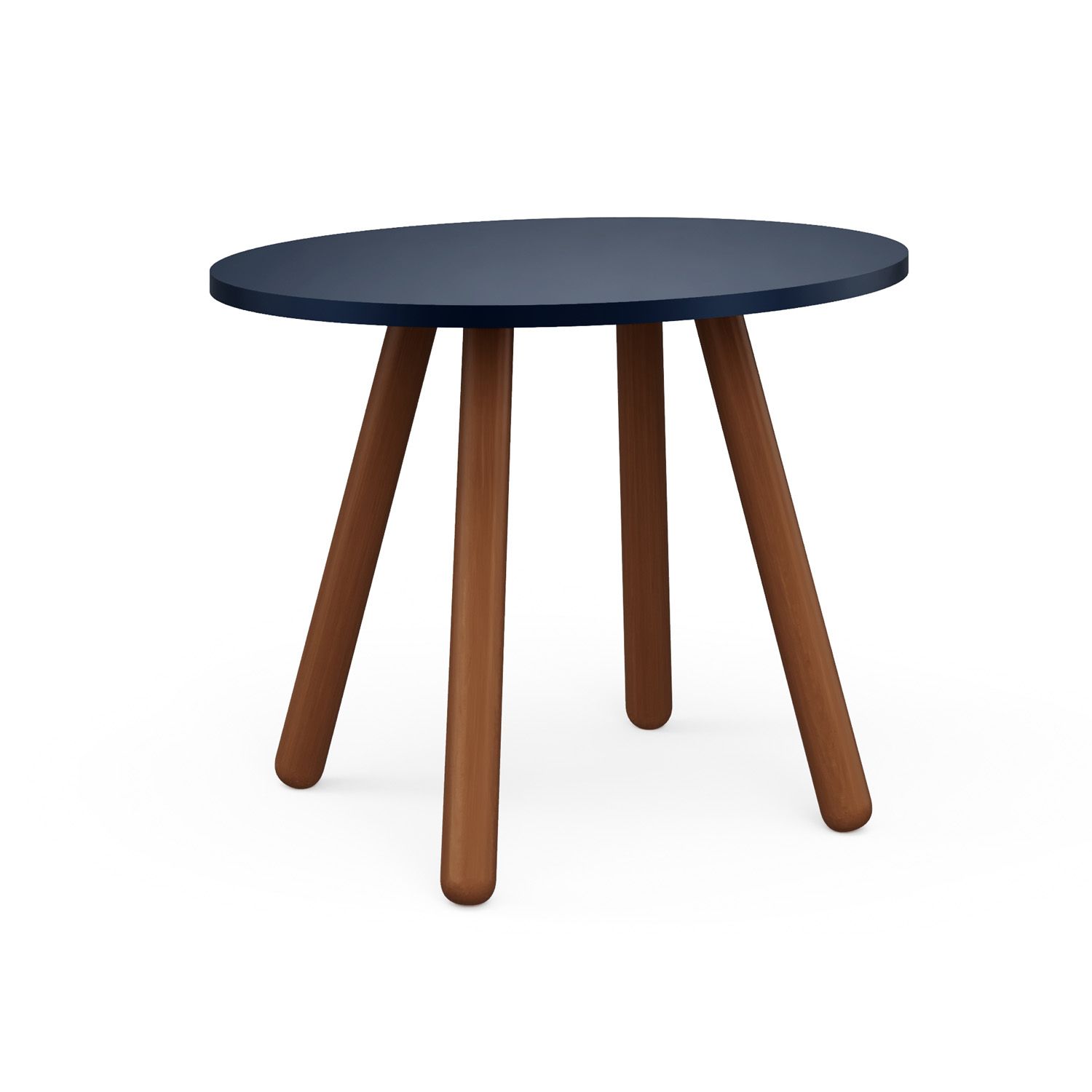 Mesa Oval Infantil Branco Orelhinhas