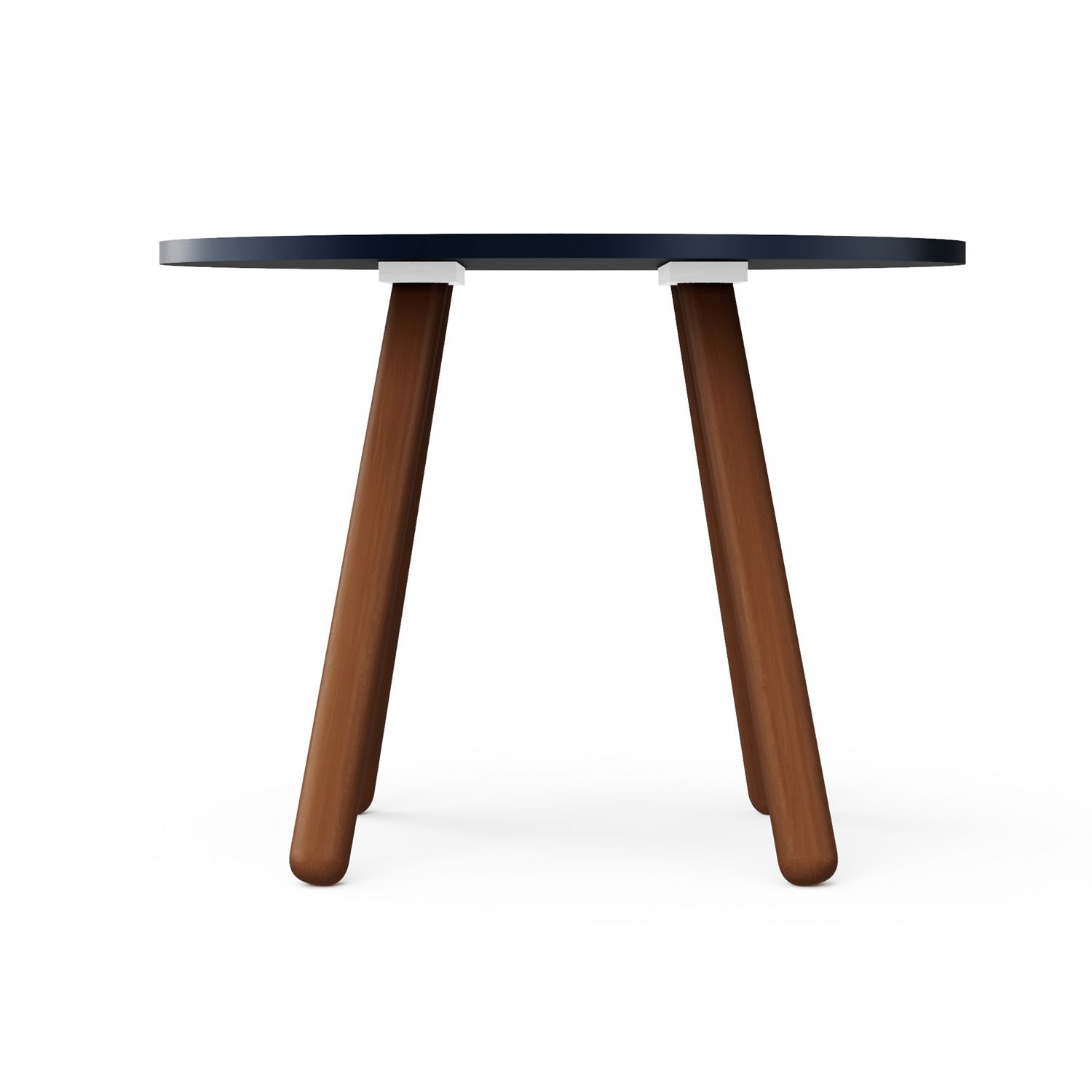 Mesa Oval Infantil Branco Orelhinhas