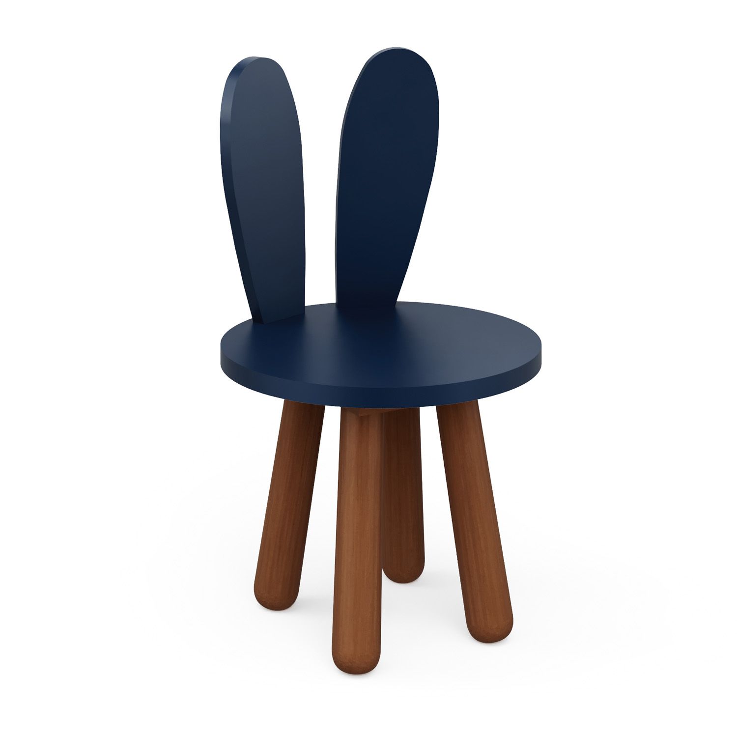 Cadeira Infantil Branco Orelhinhas Coelho