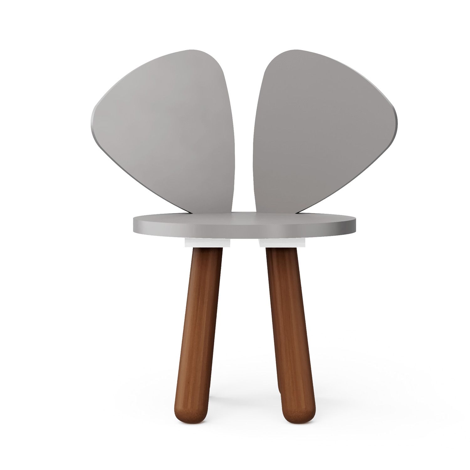 Cadeira Infantil Branco Orelhinhas Auau