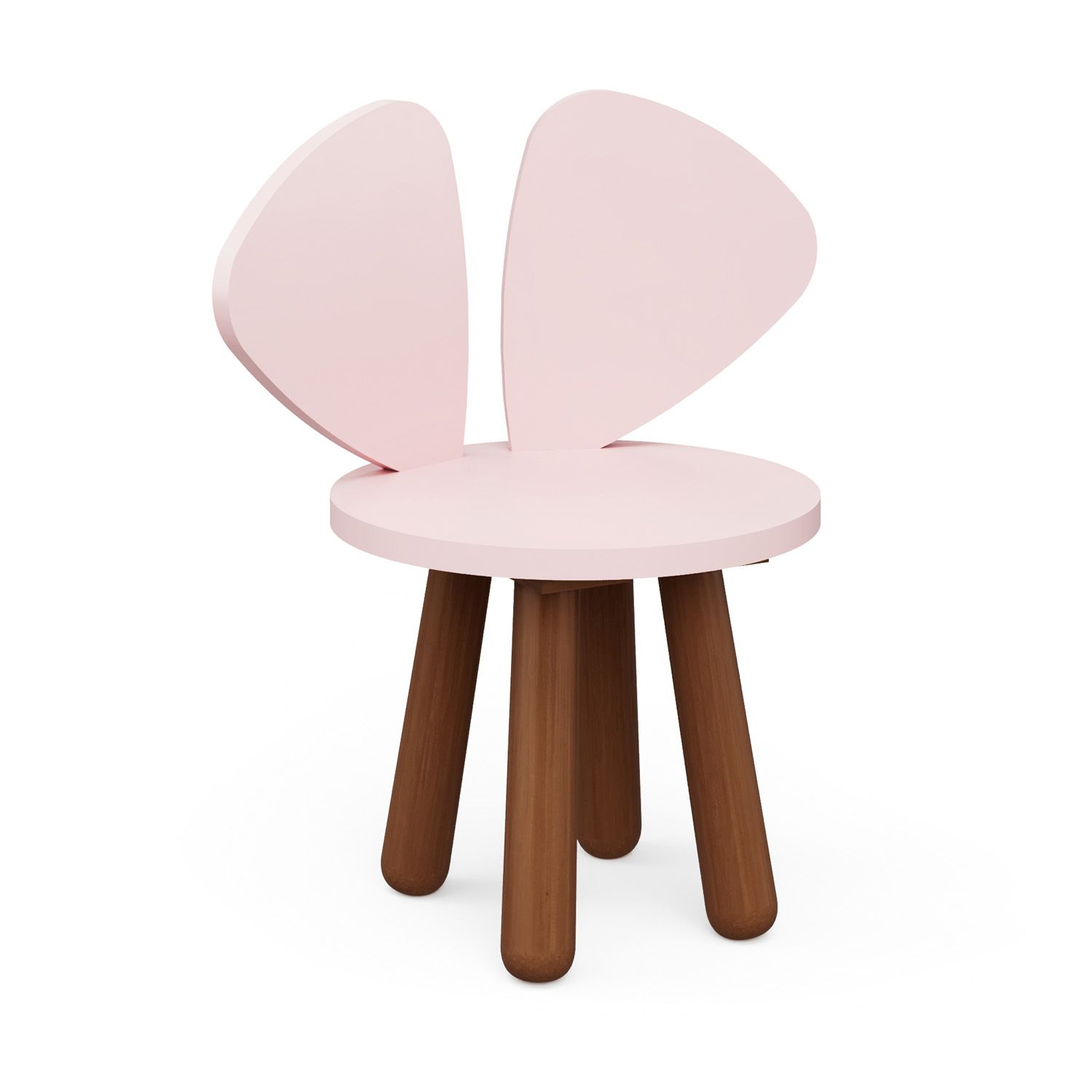 Cadeira Infantil Branco Orelhinhas Auau