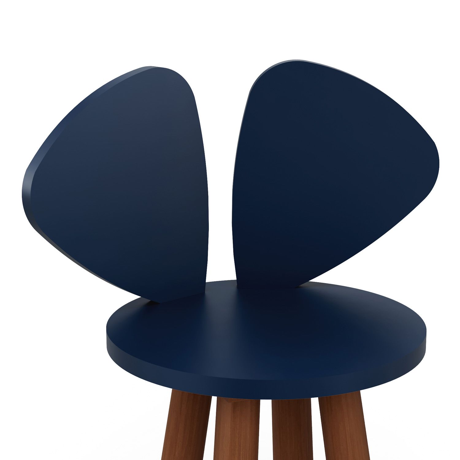 Cadeira Infantil Branco Orelhinhas Auau