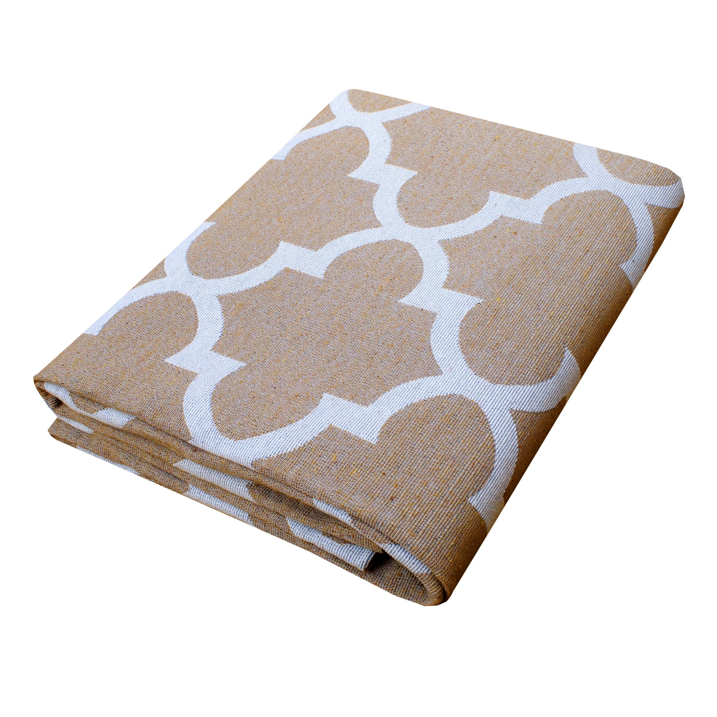 Tapete Retangular Madrid Bege 1,50m