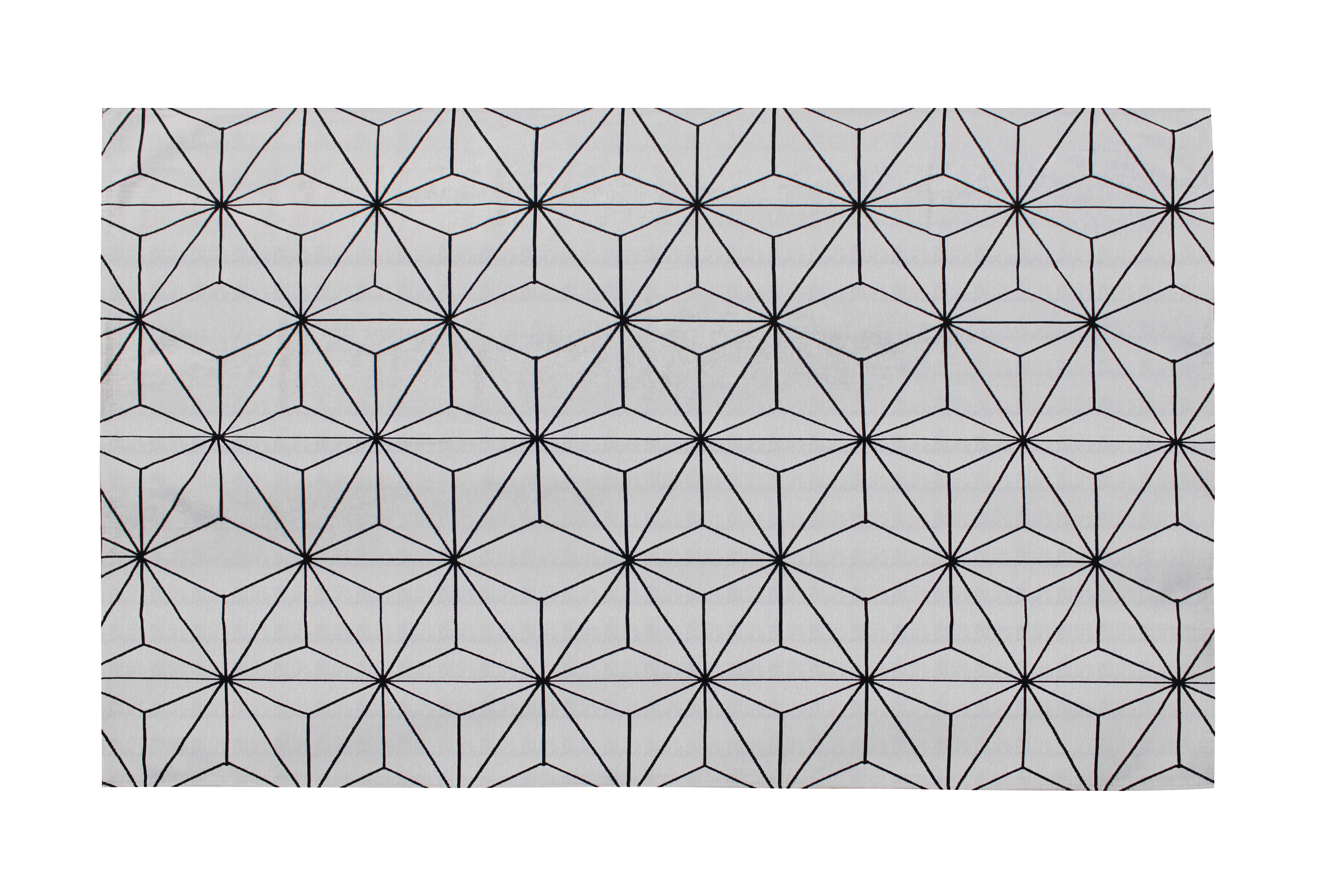 Tapete Retangular Star Branco 1,50m