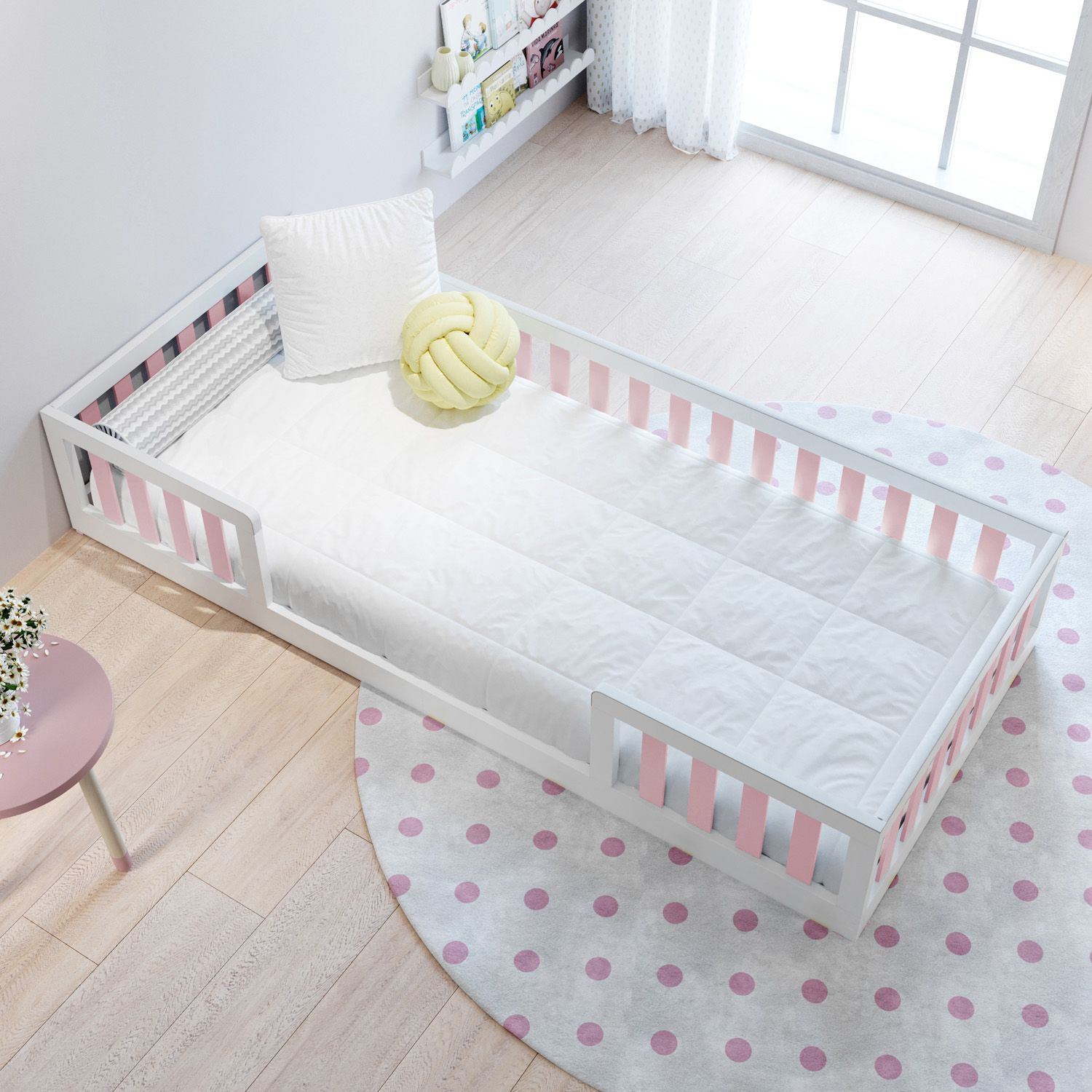 Cama Montessoriana Solteiro Madeira Maria