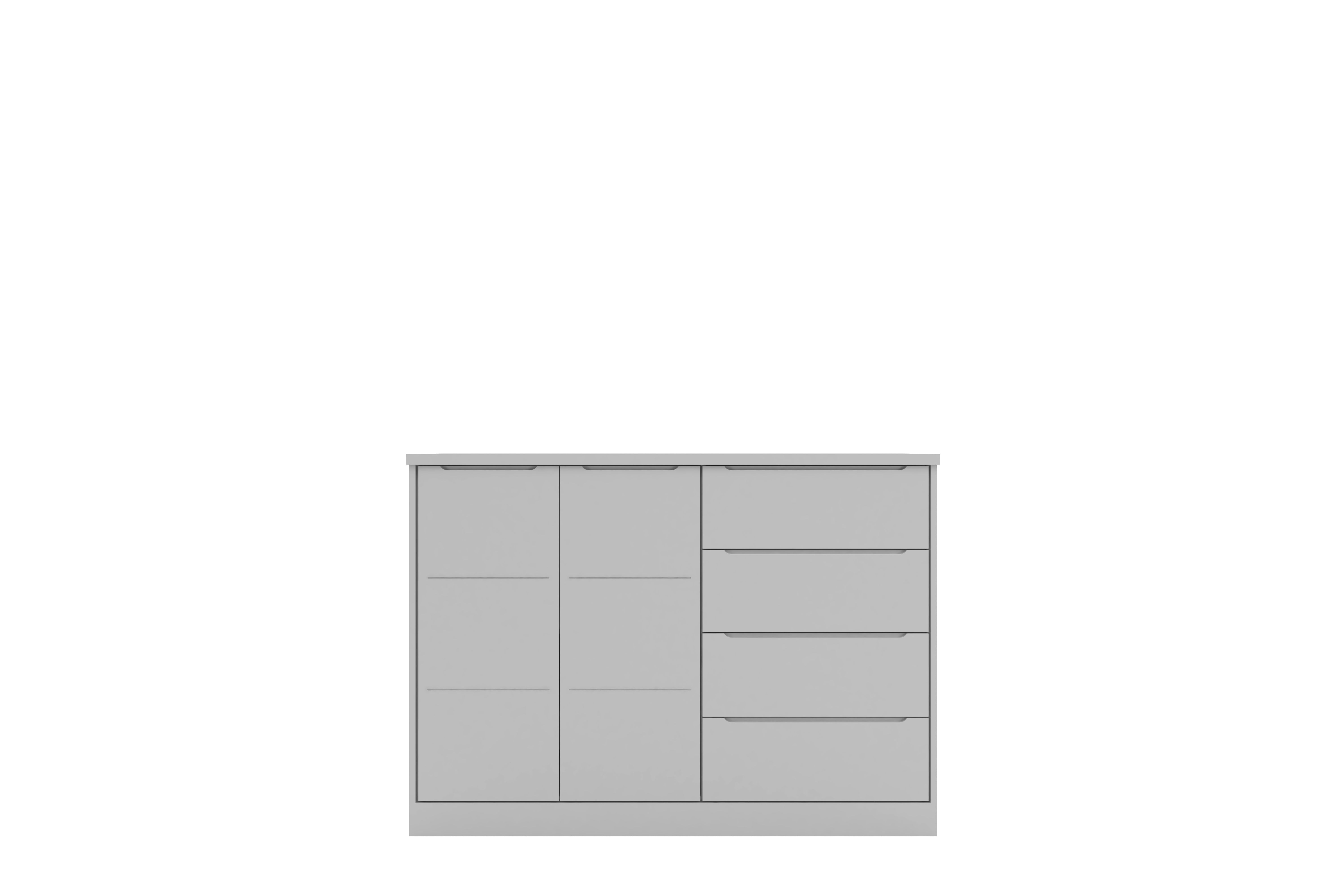 Cômoda Infantil Branco com Porta Pérola