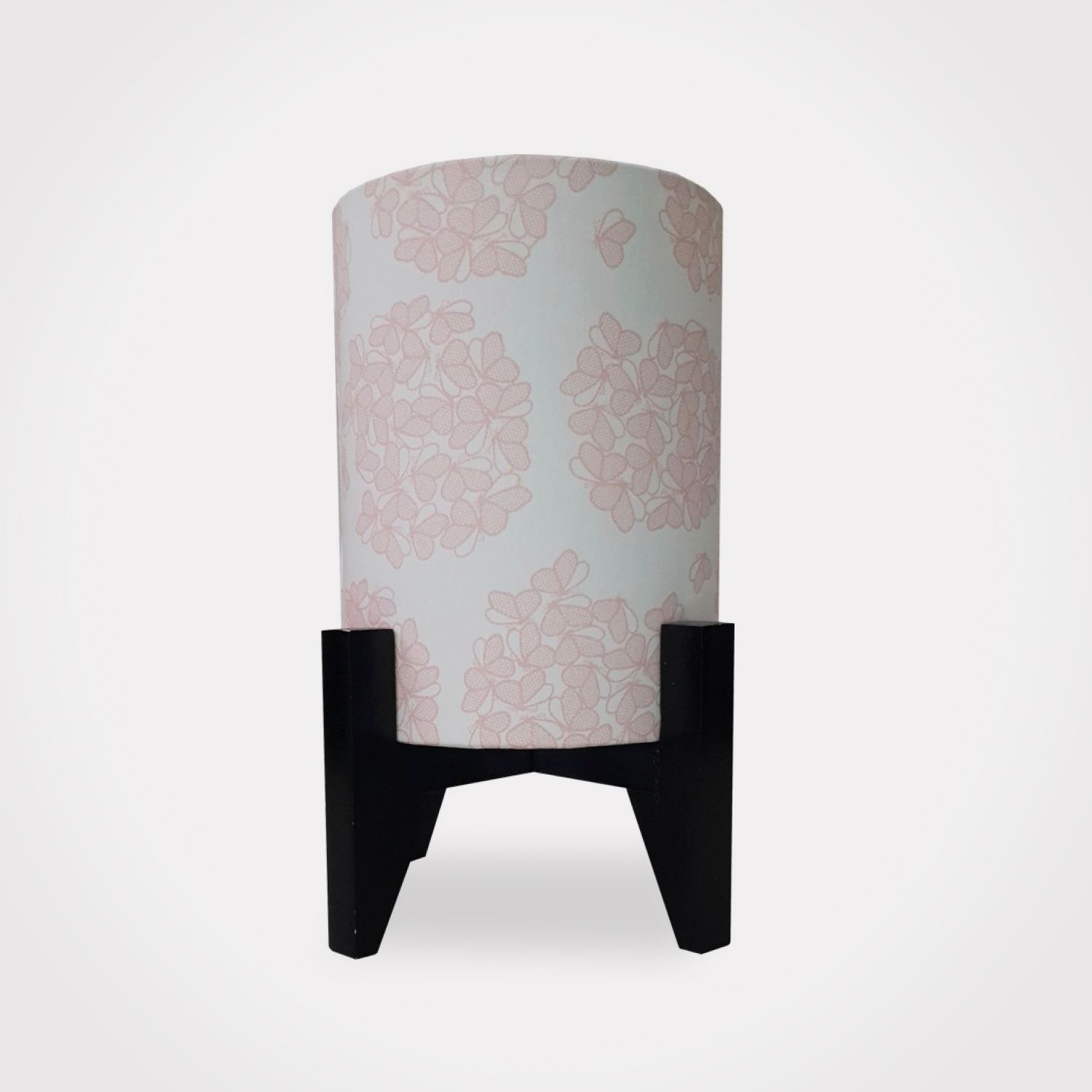 Abajur Luminária Borboletas Madeira