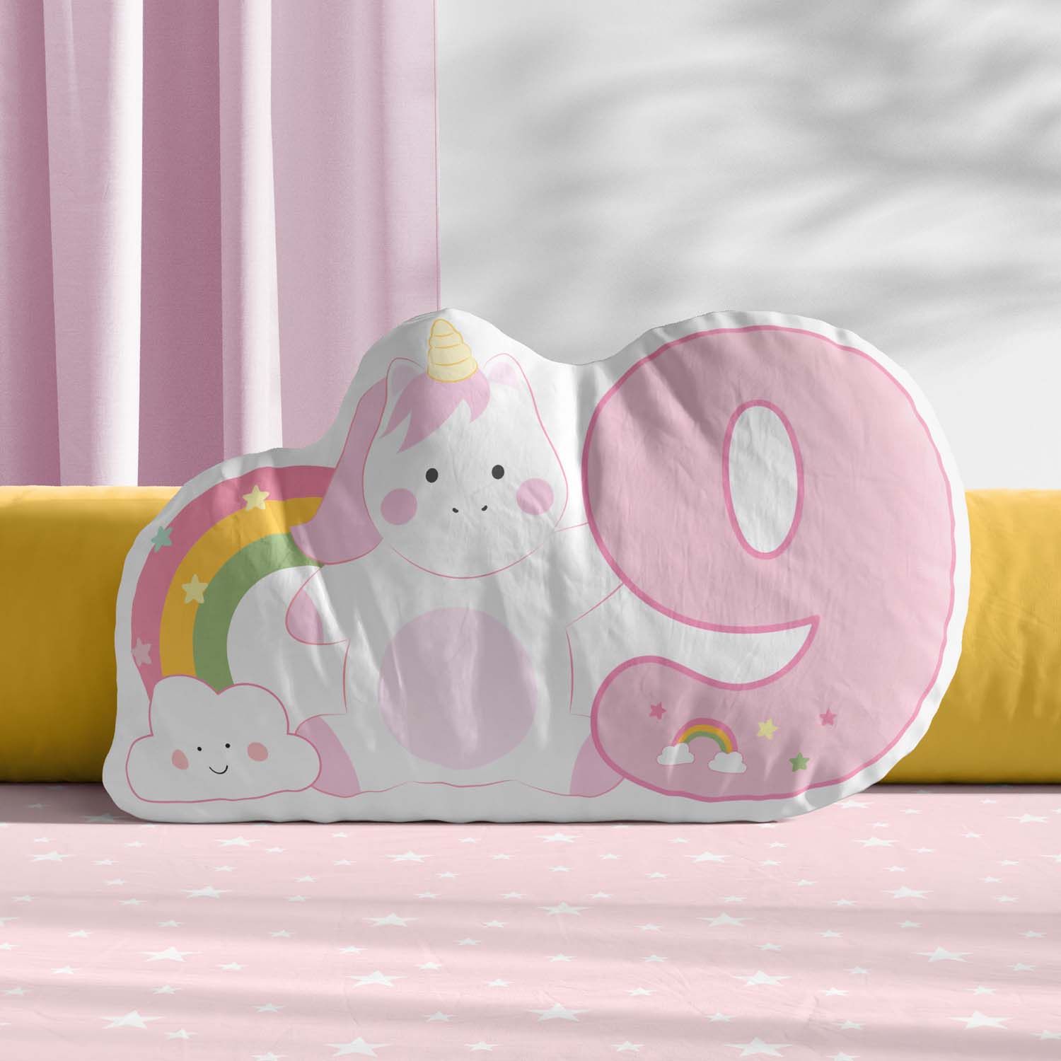 Almofada Mesversário Arco-íris