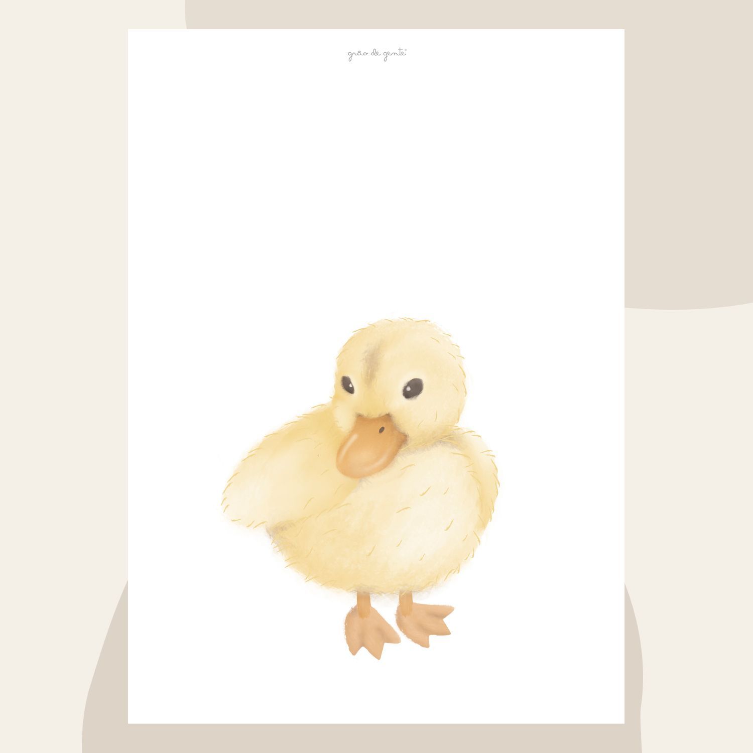 Pôster Adesivo Pato