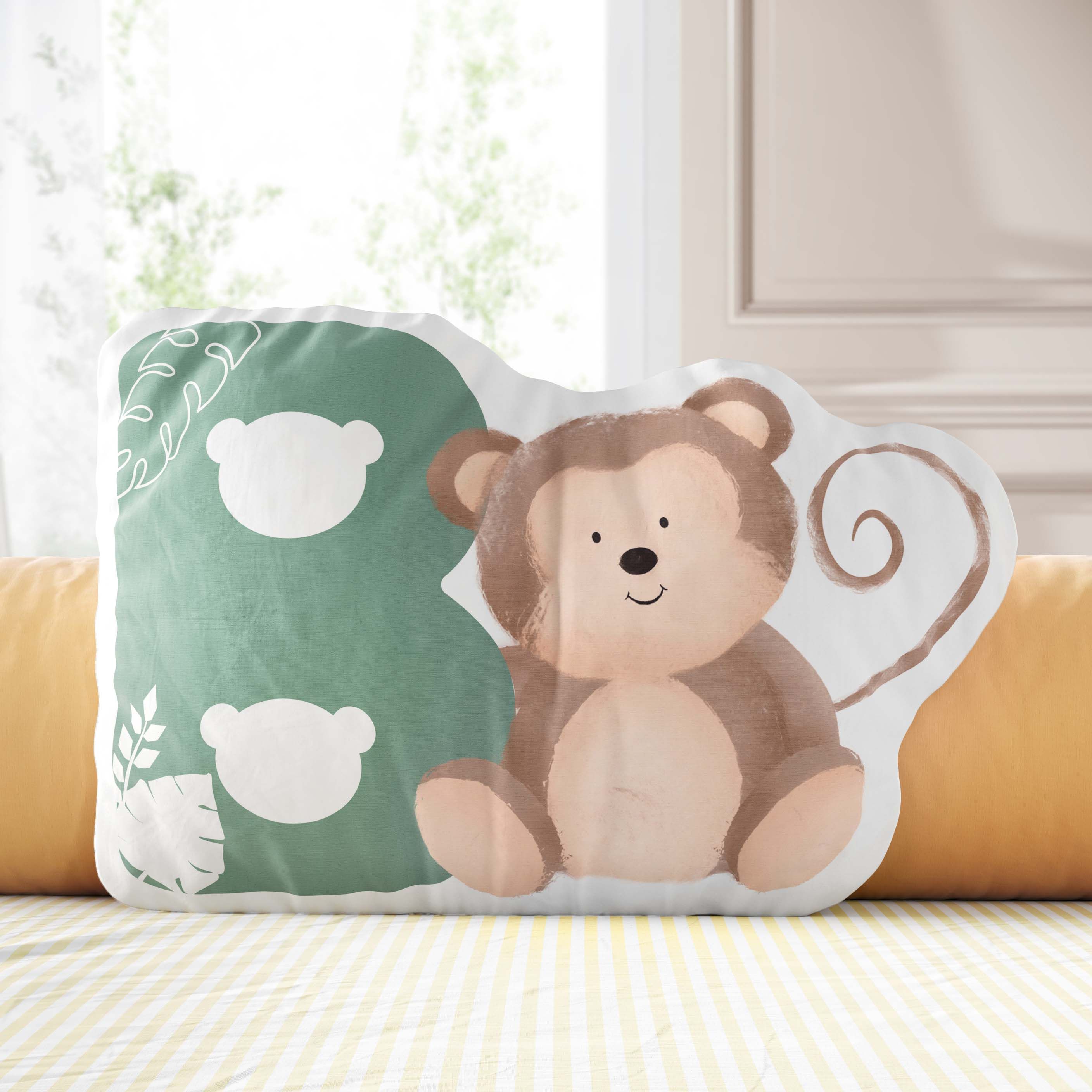 Almofada Safári Aquarela Letras de A a Z