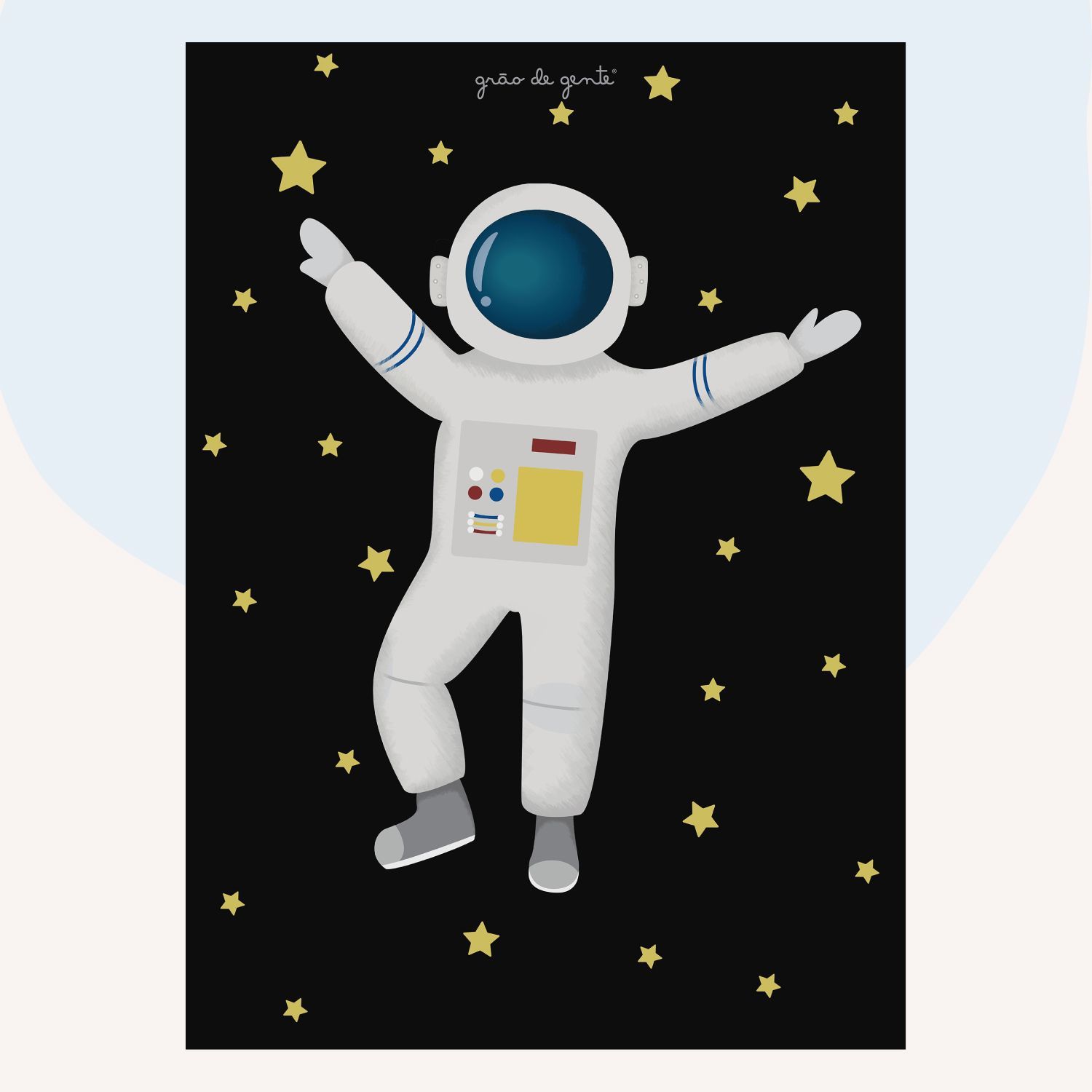 Pôster Adesivo Astronauta