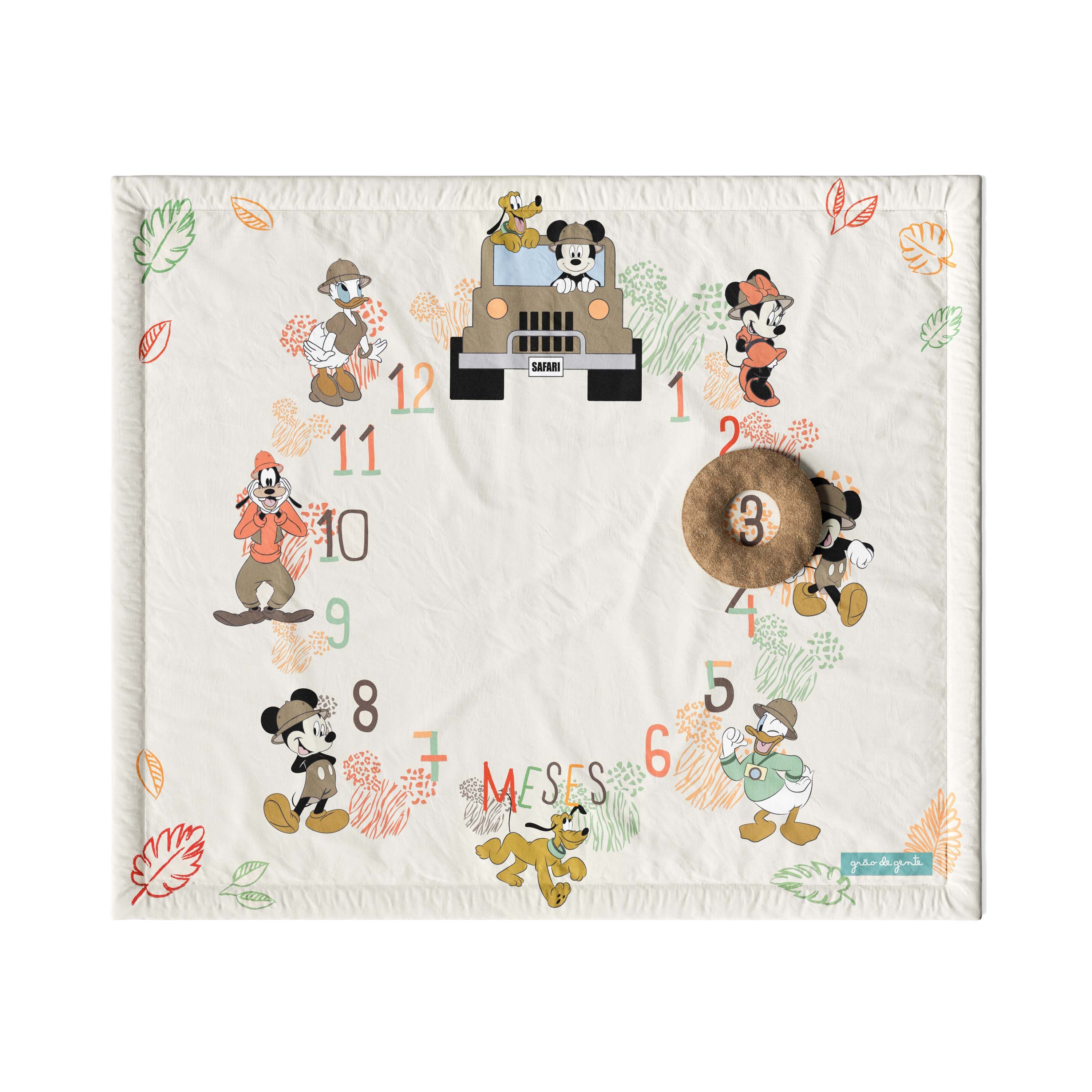 Tapete Mesversário Mickey Mouse Safári