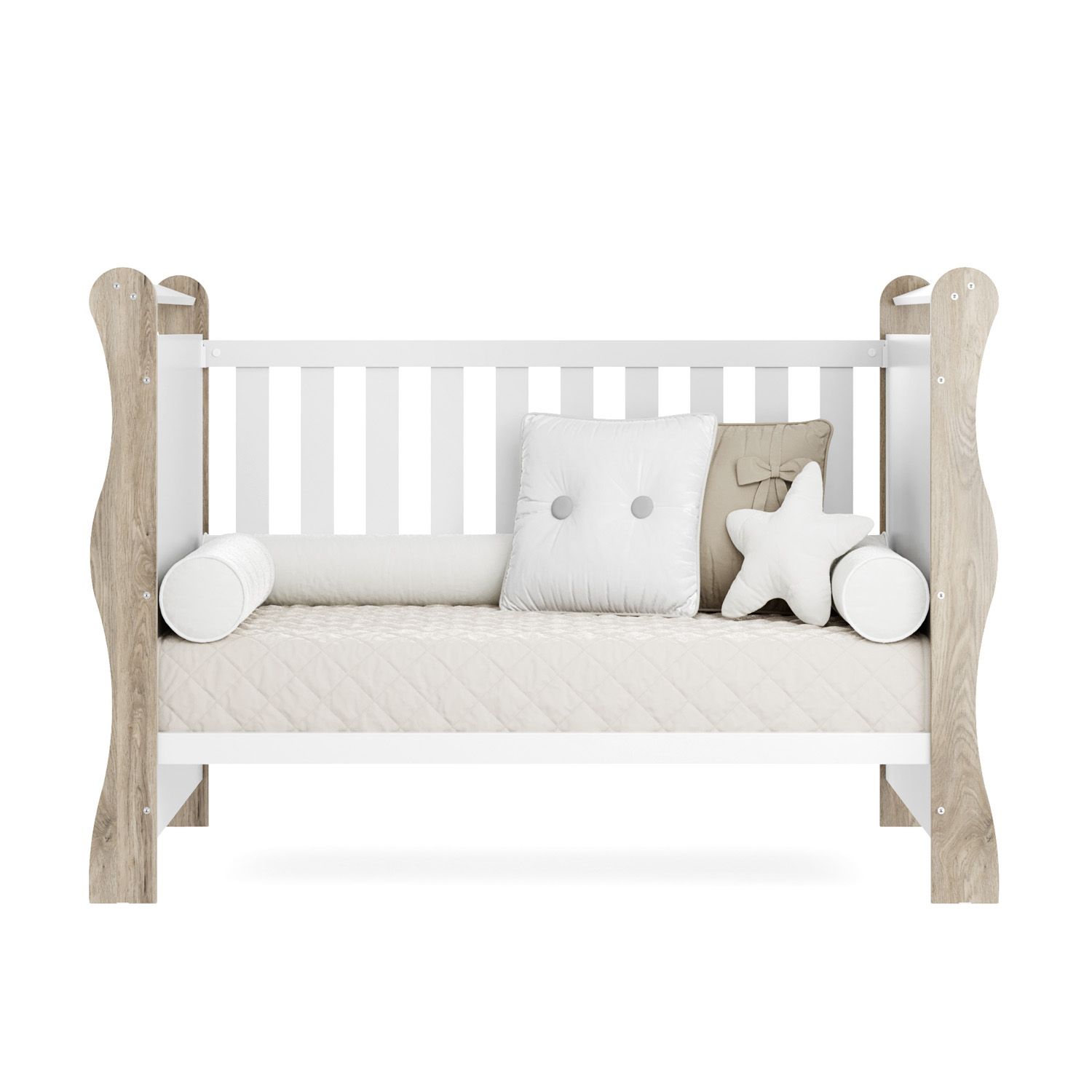 Berço Americano Branco Jolie Provençal