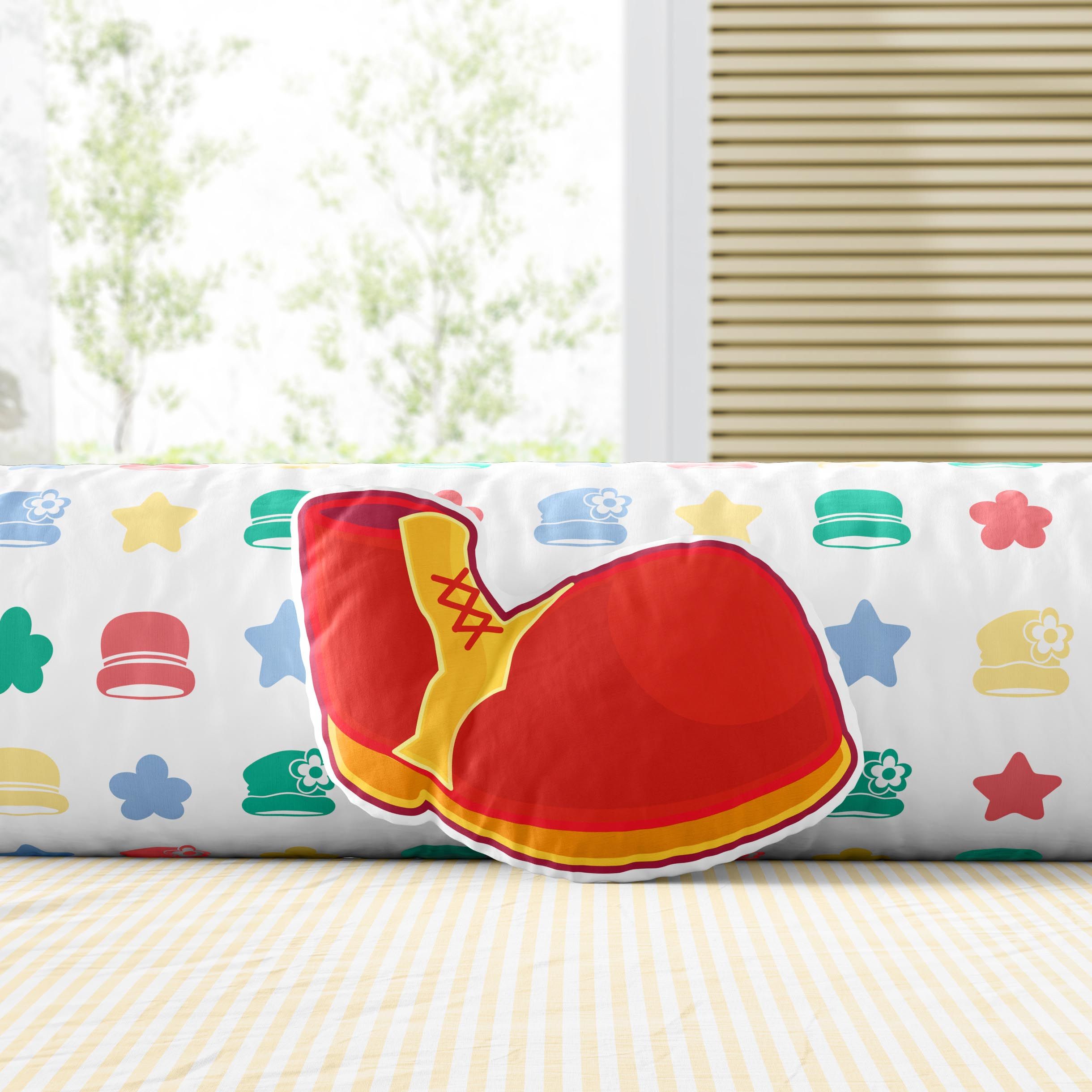 Almofada Pé de Palhaço Vermelha Patati Patatá