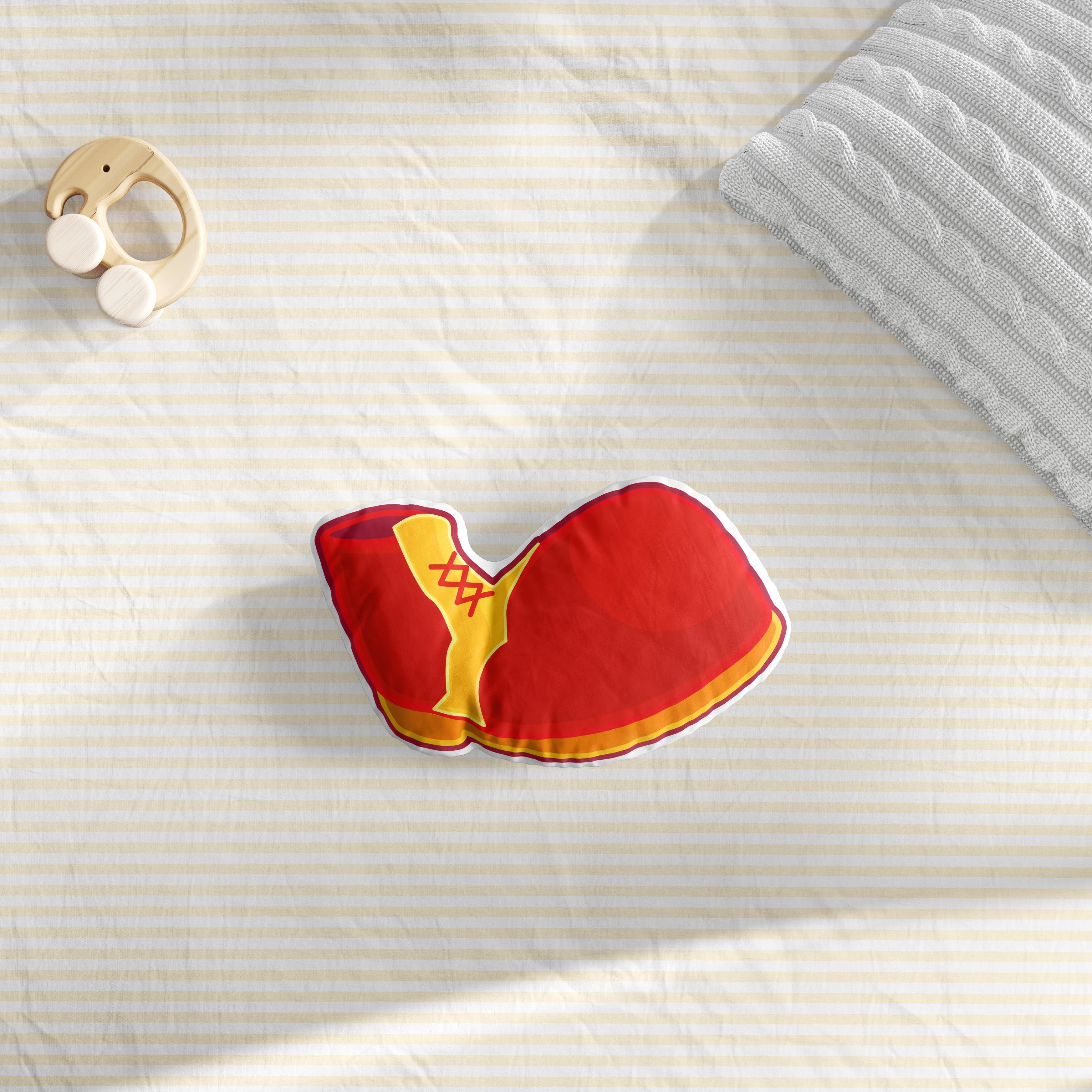 Almofada Pé de Palhaço Vermelha Patati Patatá