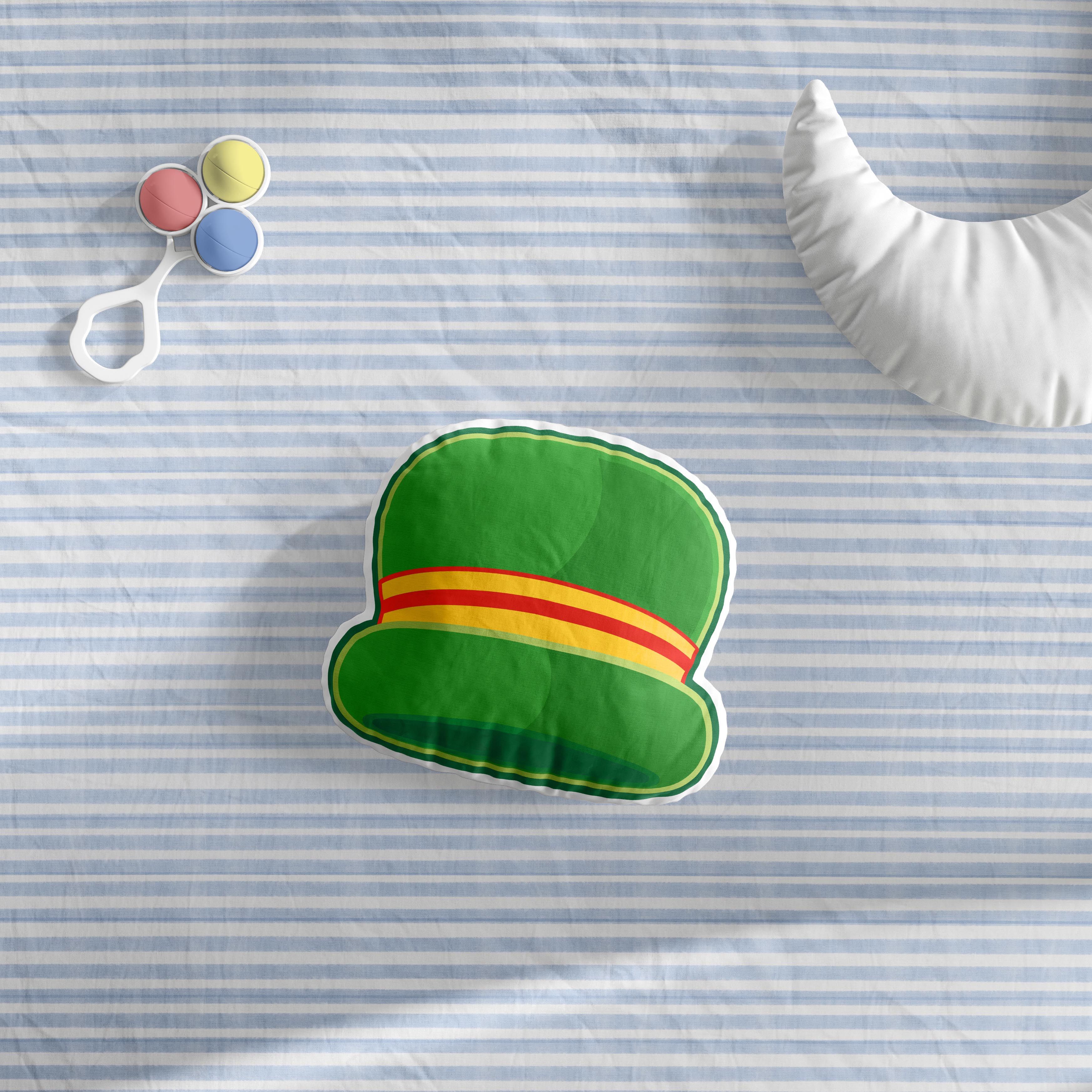 Almofada Chapéu de Palhaço Verde Patatá