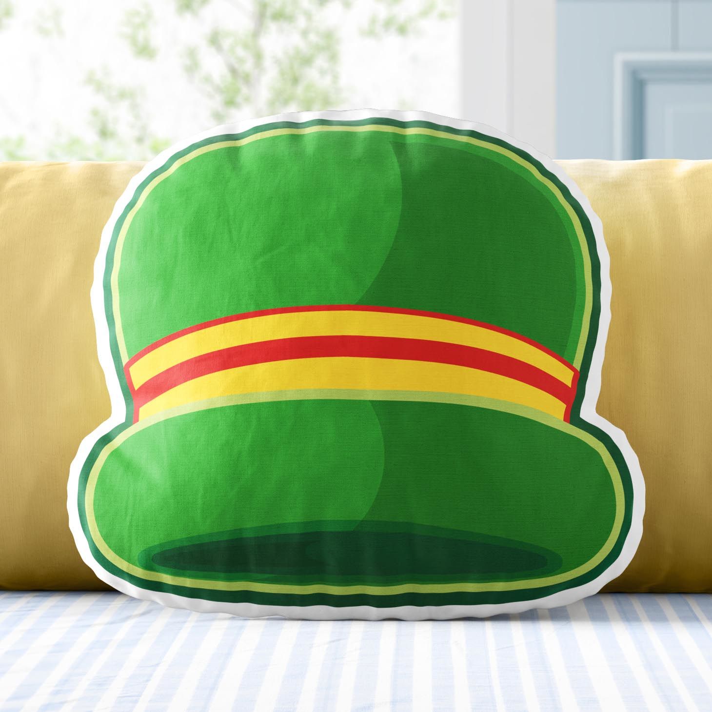 Almofada Chapéu de Palhaço Verde Patatá